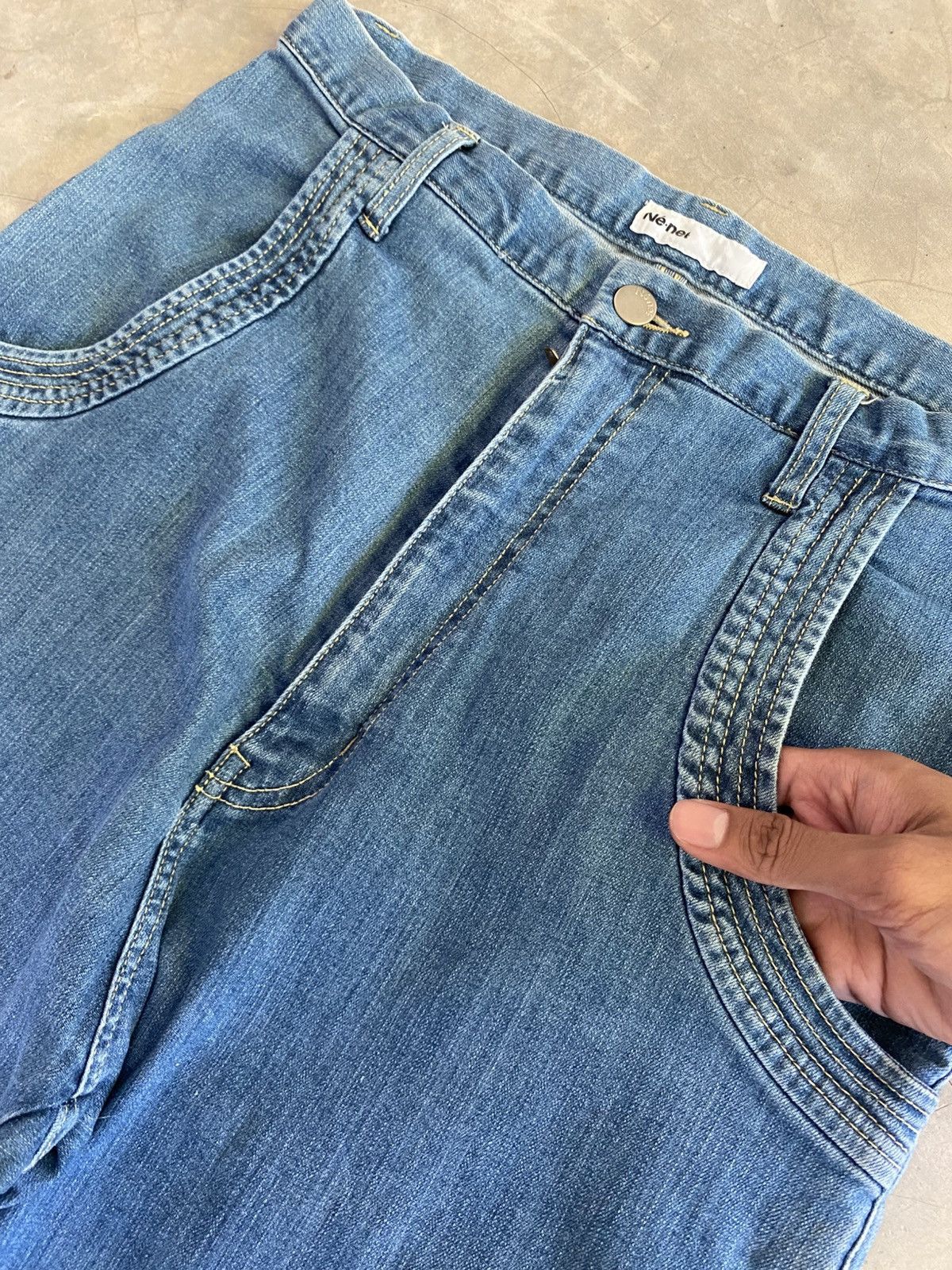 Issey Miyake × Japanese Brand × Ne-Net Ne-net Mushroom Jeans Size US 30 / EU 46 - 9 Thumbnail