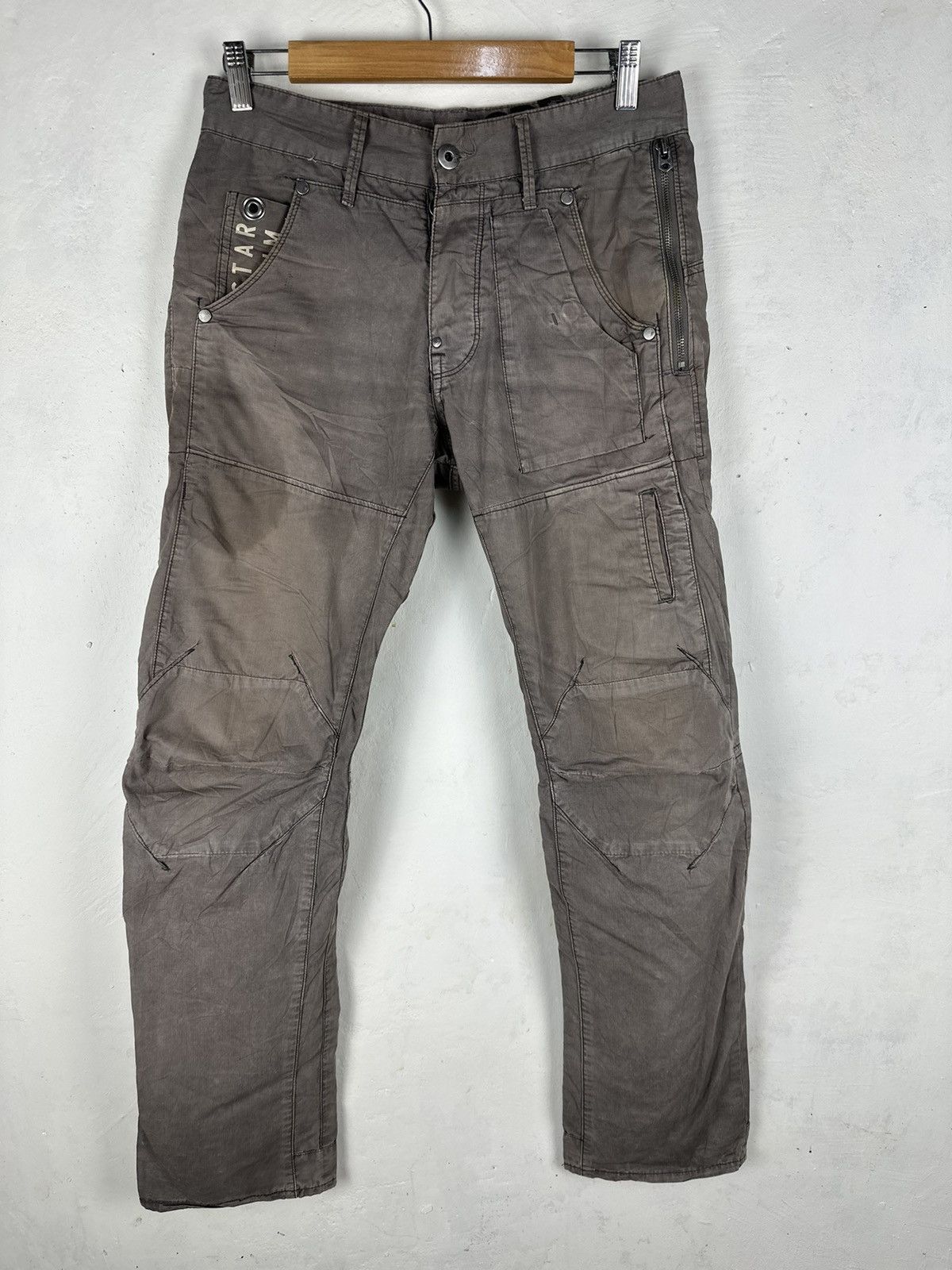 G-Star G STAR RAW DENIM CARGO PANTS MULTIPOCKET STREETWEAR Size US 30 / EU 46 - 1 Thumbnail