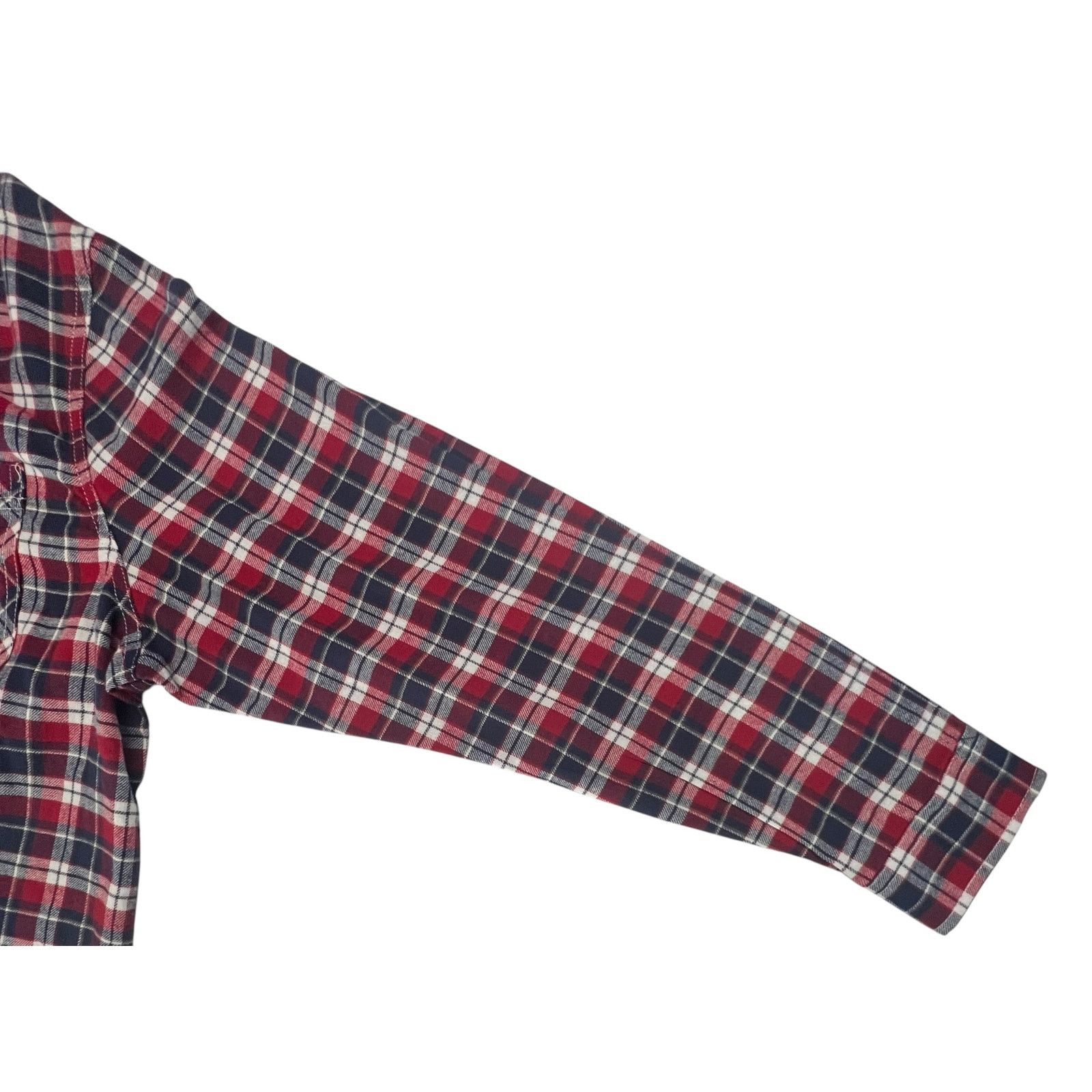 UNIONBAY UNIONBAY Men’s XL Flannel Shirt Hoodie Red Plaid Button Down Size US XL / EU 56 / 4 - 8 Thumbnail