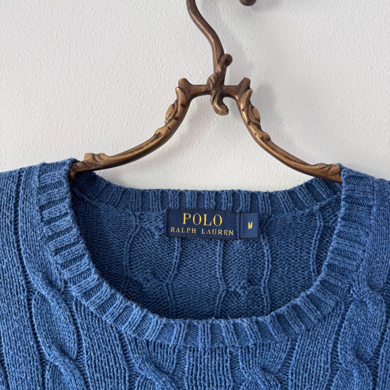 Polo Ralph Lauren Ralph Lauren Knitted Vintage Sweater Blue Men’s Oldmoney Size US M / EU 48-50 / 2 - 5 Thumbnail