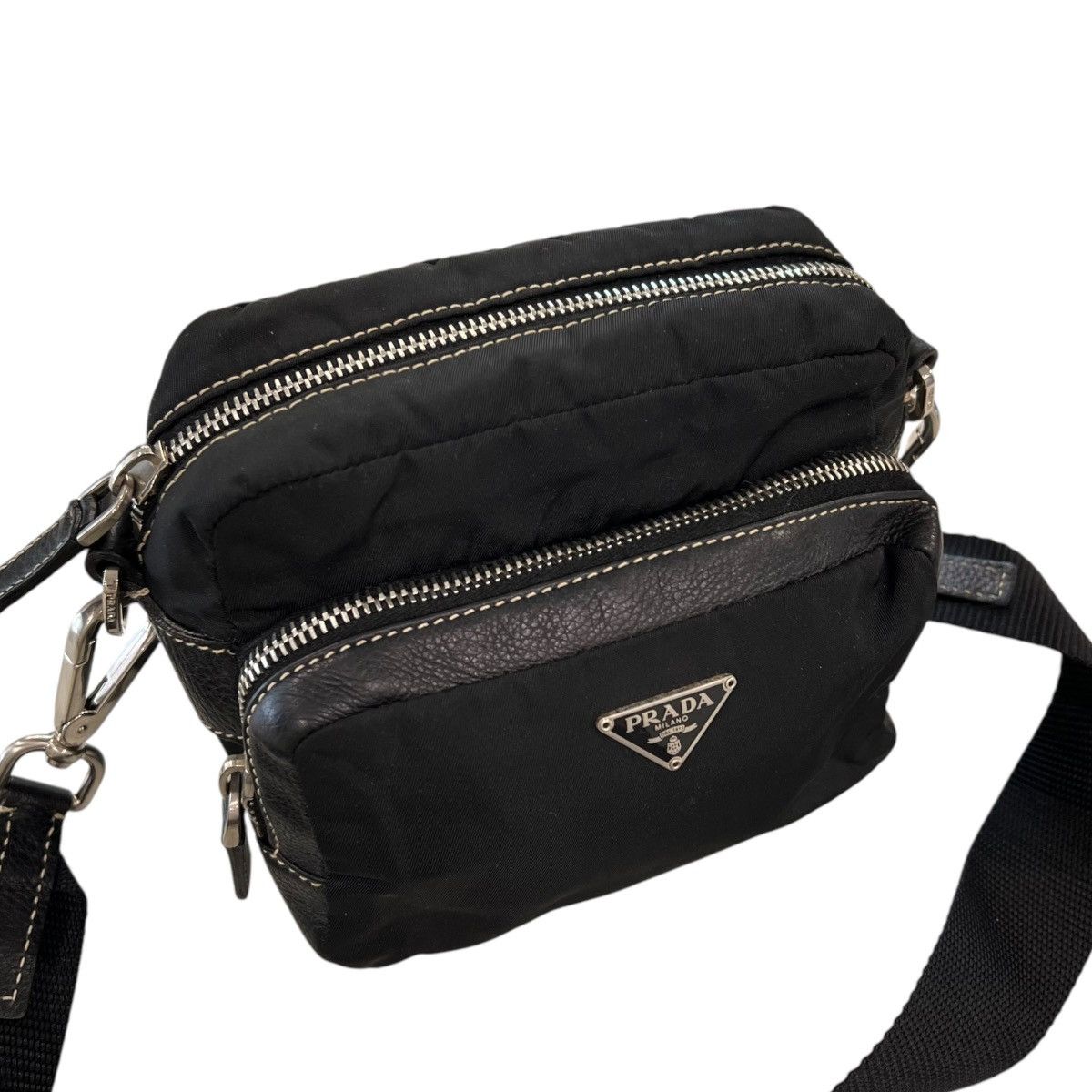 Prada Prada Tessuto Nylon Mini Shoulder Bag Size ONE SIZE - 6 Thumbnail