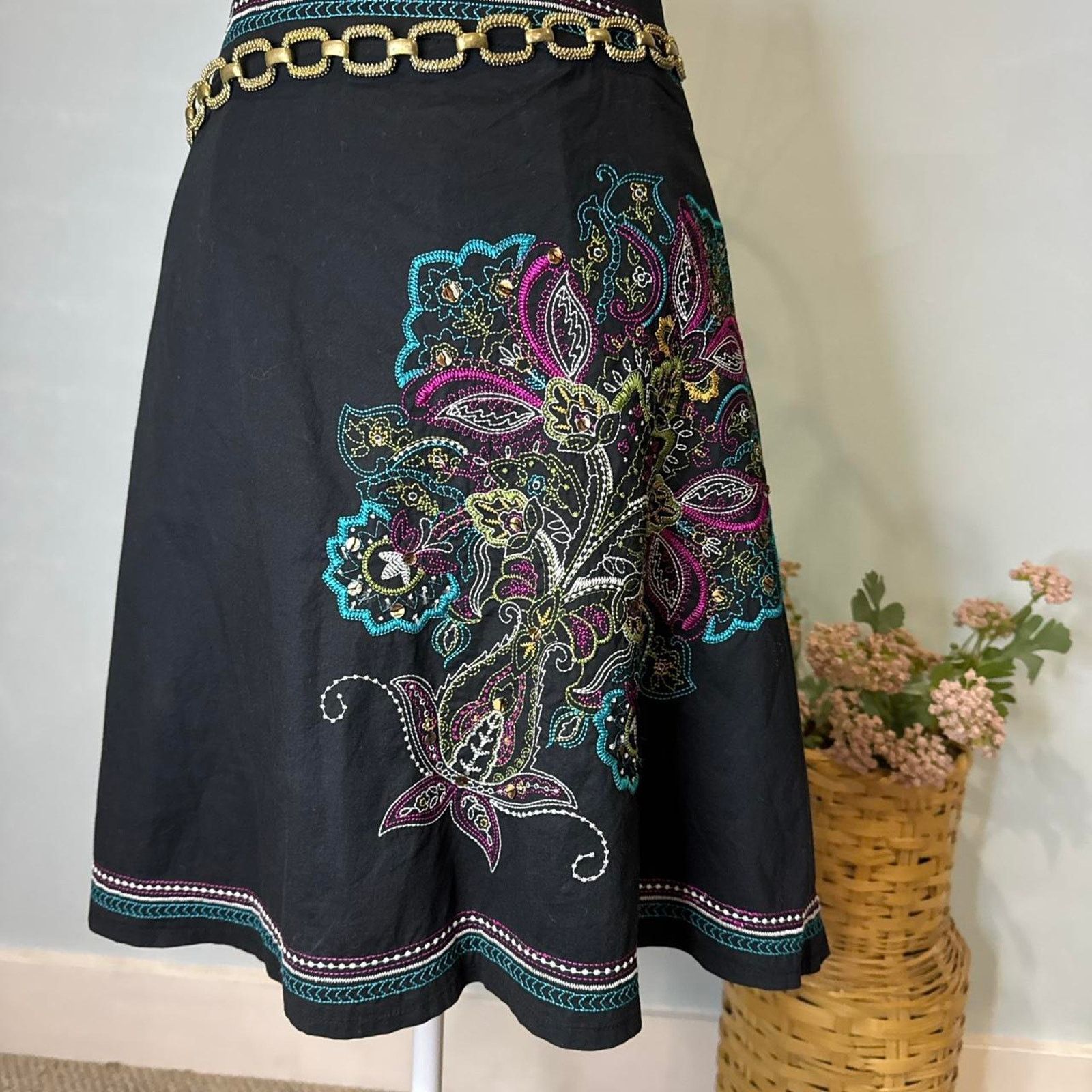 Other The perfect fairy vintage y2k heart soul black skirt Size 32" / US 10 / IT 46 - 4 Thumbnail