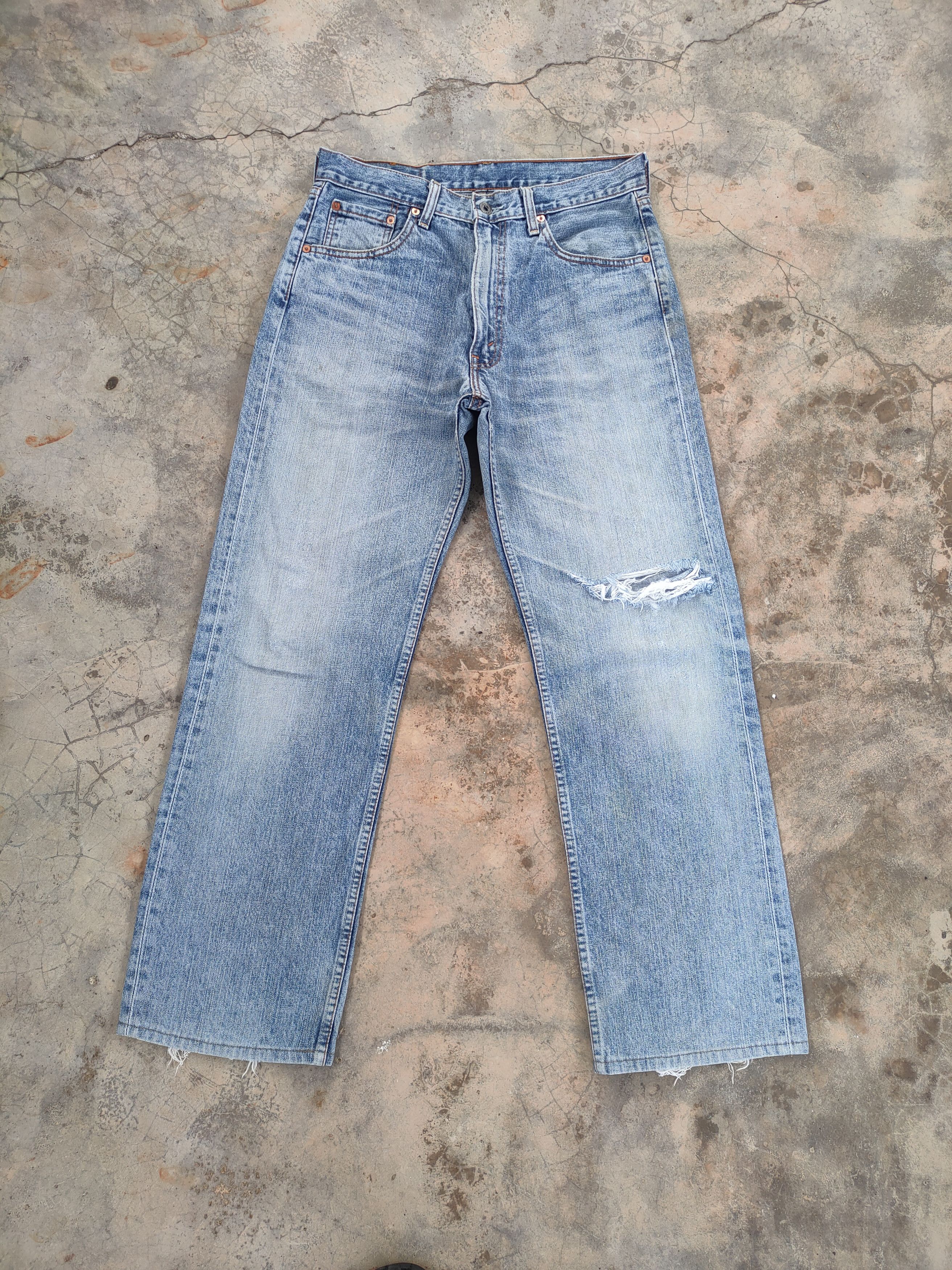 Levi's Vintage Clothing W32 VINTAGE LEVI'S 503 RIPPED FADED JEANS DENIM PANTS Size US 32 / EU 48 - 1 Thumbnail
