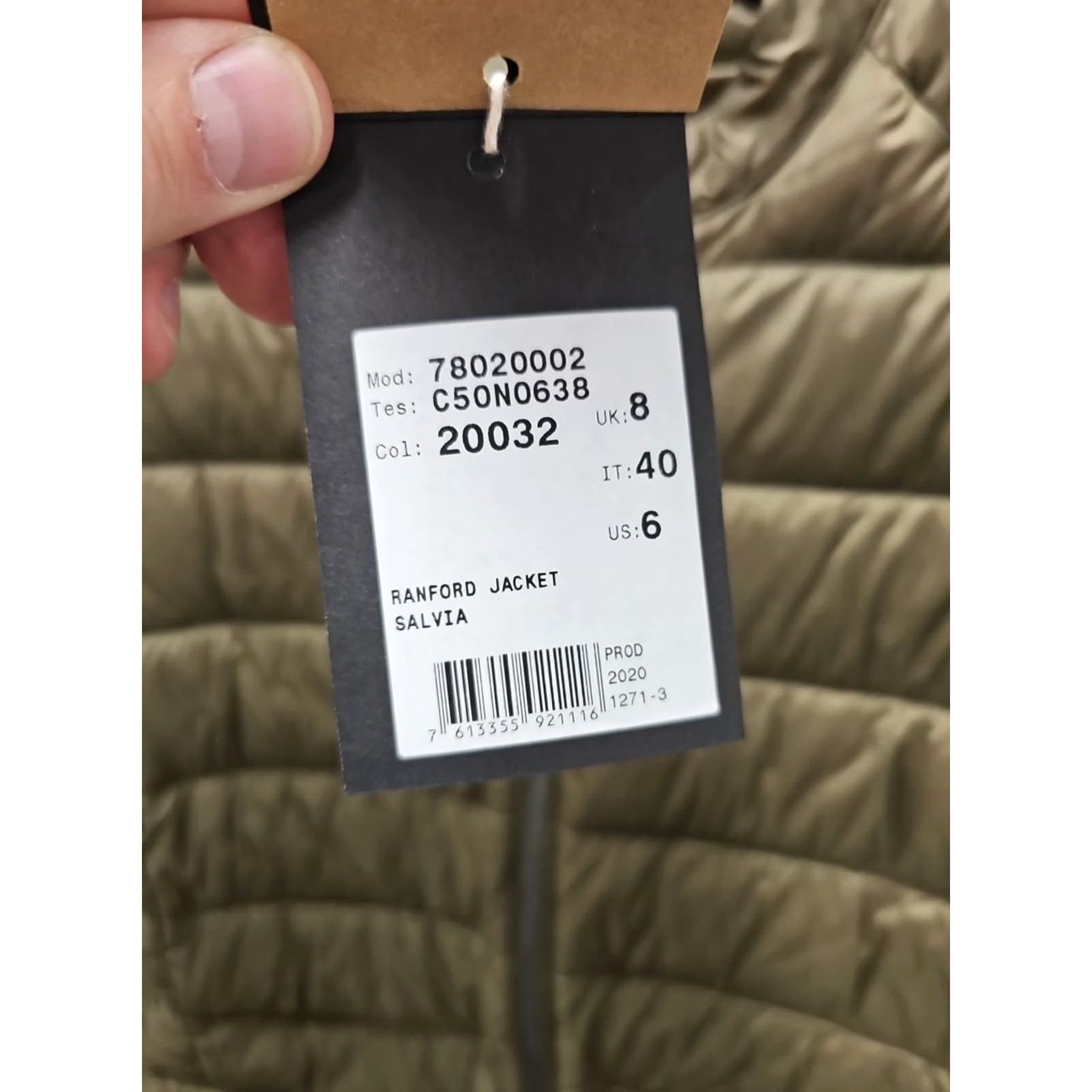 Belstaff VINTAGE Belstaff RANFORD DOWN GREEN PUFFER JACKET SIZE 6 Rainbow? Size M / US 6-8 / IT 42-44 - 4 Thumbnail
