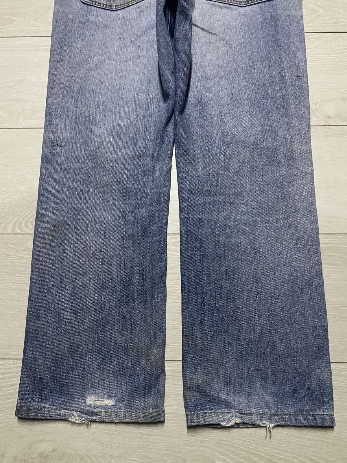 Uniqlo Vintage Uniqlo Grunge Distressed Loose Jeans Size US 36 / EU 52 - 6 Thumbnail