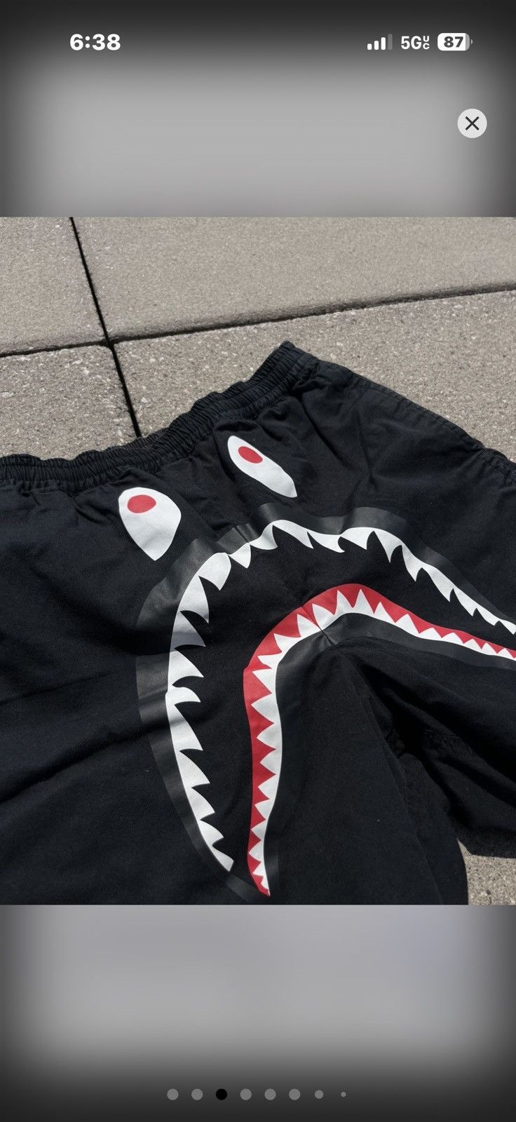 Bape BAPE Space Camo Shark Reversible Shorts Size US 32 / EU 48 - 3 Thumbnail