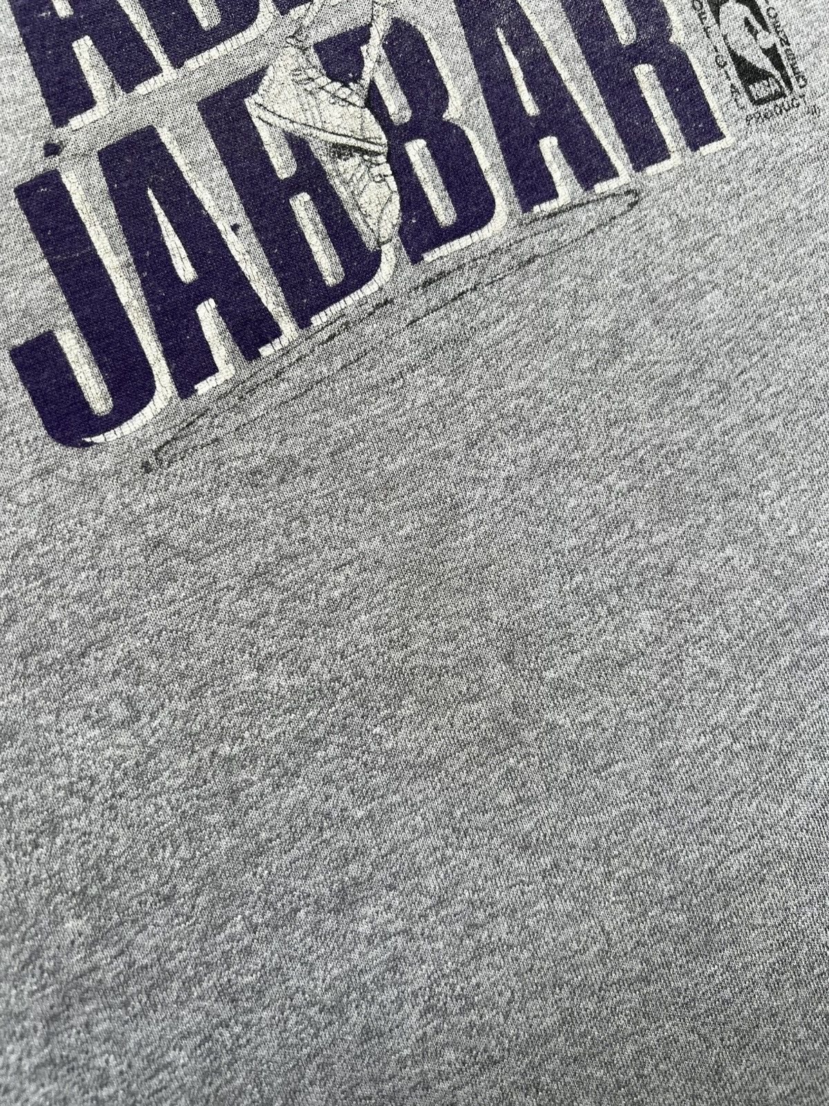 Vintage ‘80s Kareem Abdul Jabbar Caricature NBA Lakers Tee Shirt Size US M / EU 48-50 / 2 - 8 Thumbnail