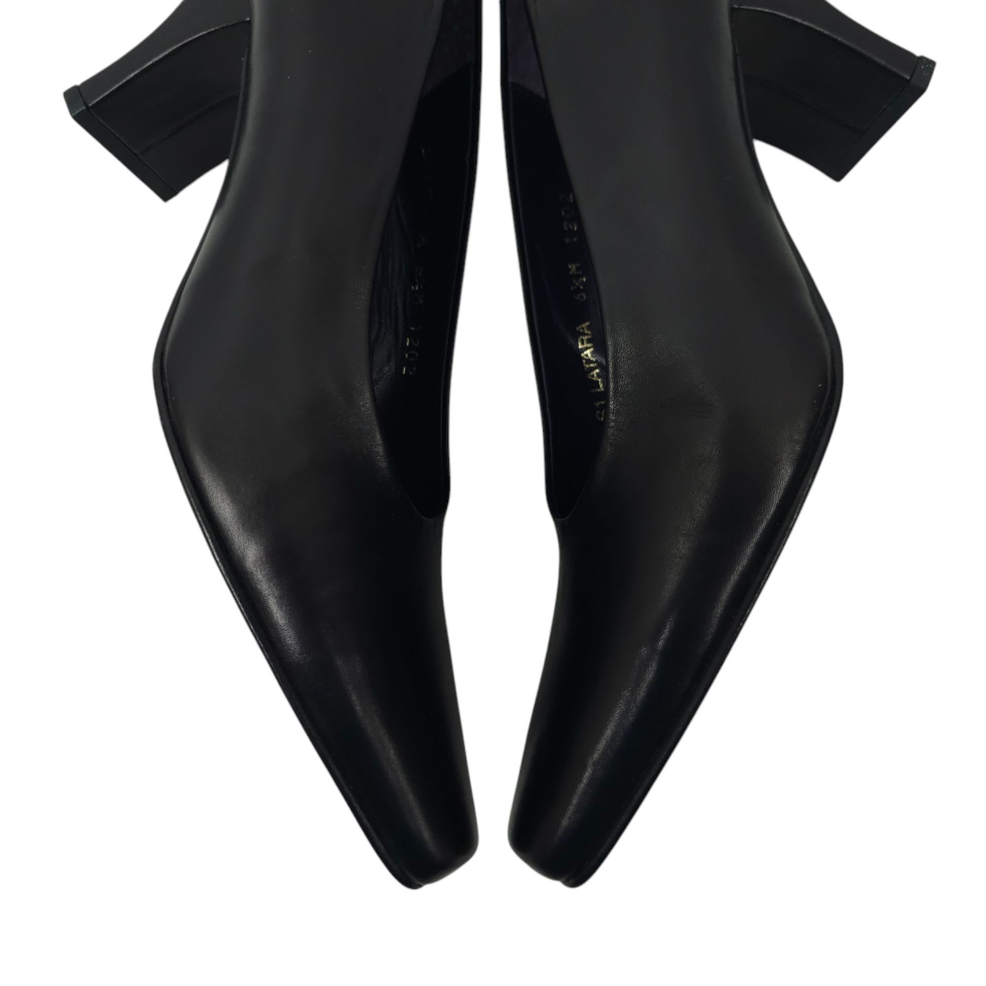 Donald Pliner Donald J Pliner Latara Leather Heels Womens 6.5 M Black Pump Size US 6.5 / IT 36.5 - 15 Thumbnail