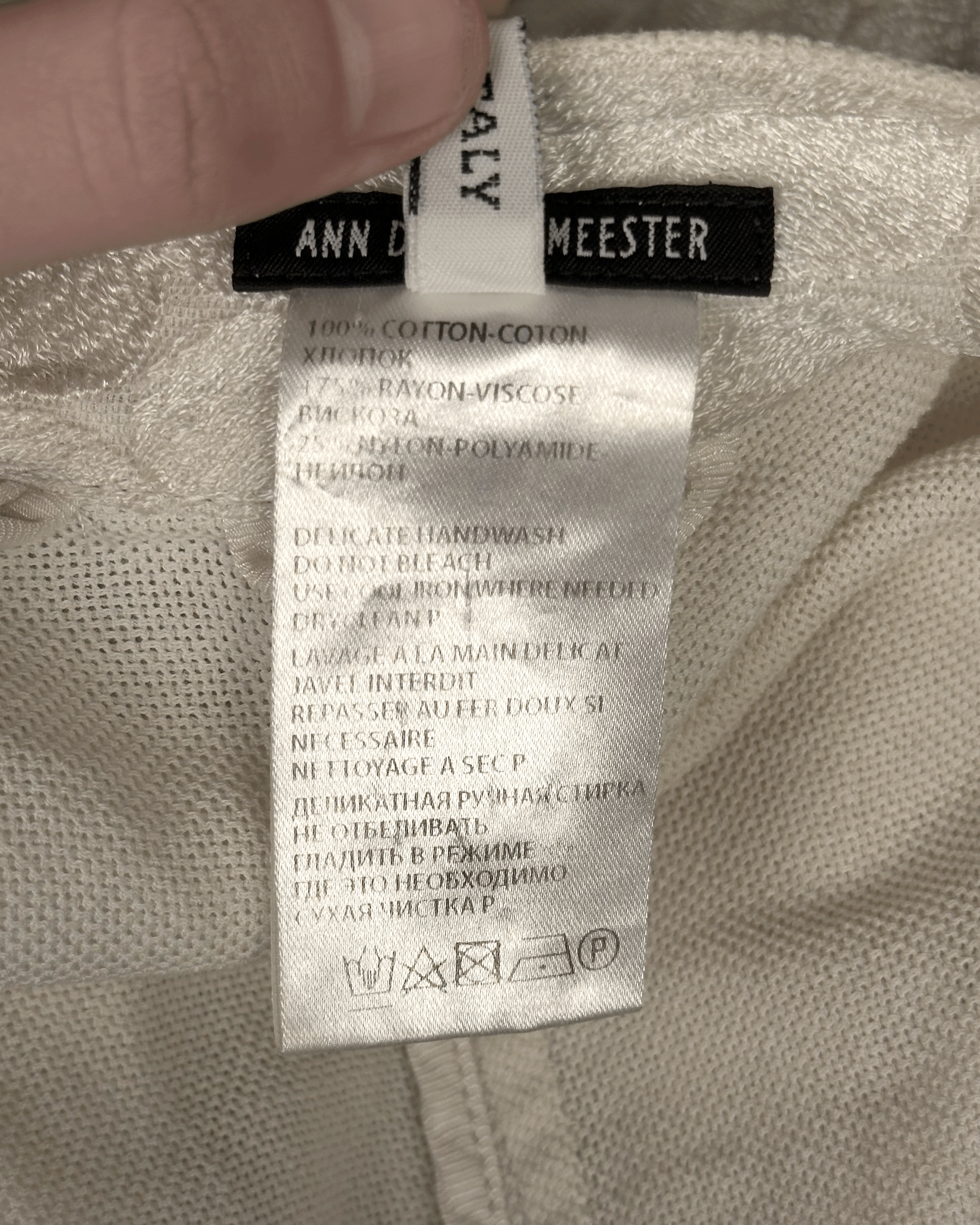 Ann Demeulemeester Ann Demeulemeester Viscose Blend Blouse Jacket Size US S / EU 44-46 / 1 - 9 Thumbnail