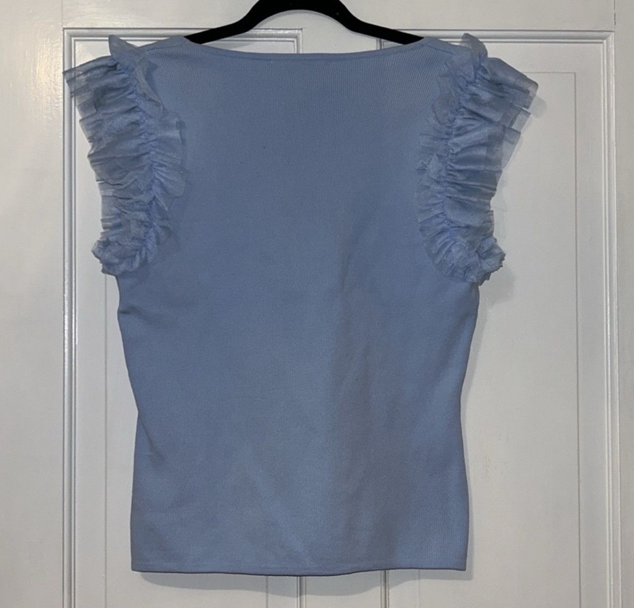 Bailey 44 Bailey 44 Luxury Sleeveless Jenna Ruffle Sleeved Blouse Size L / US 10 / IT 46 - 5 Thumbnail