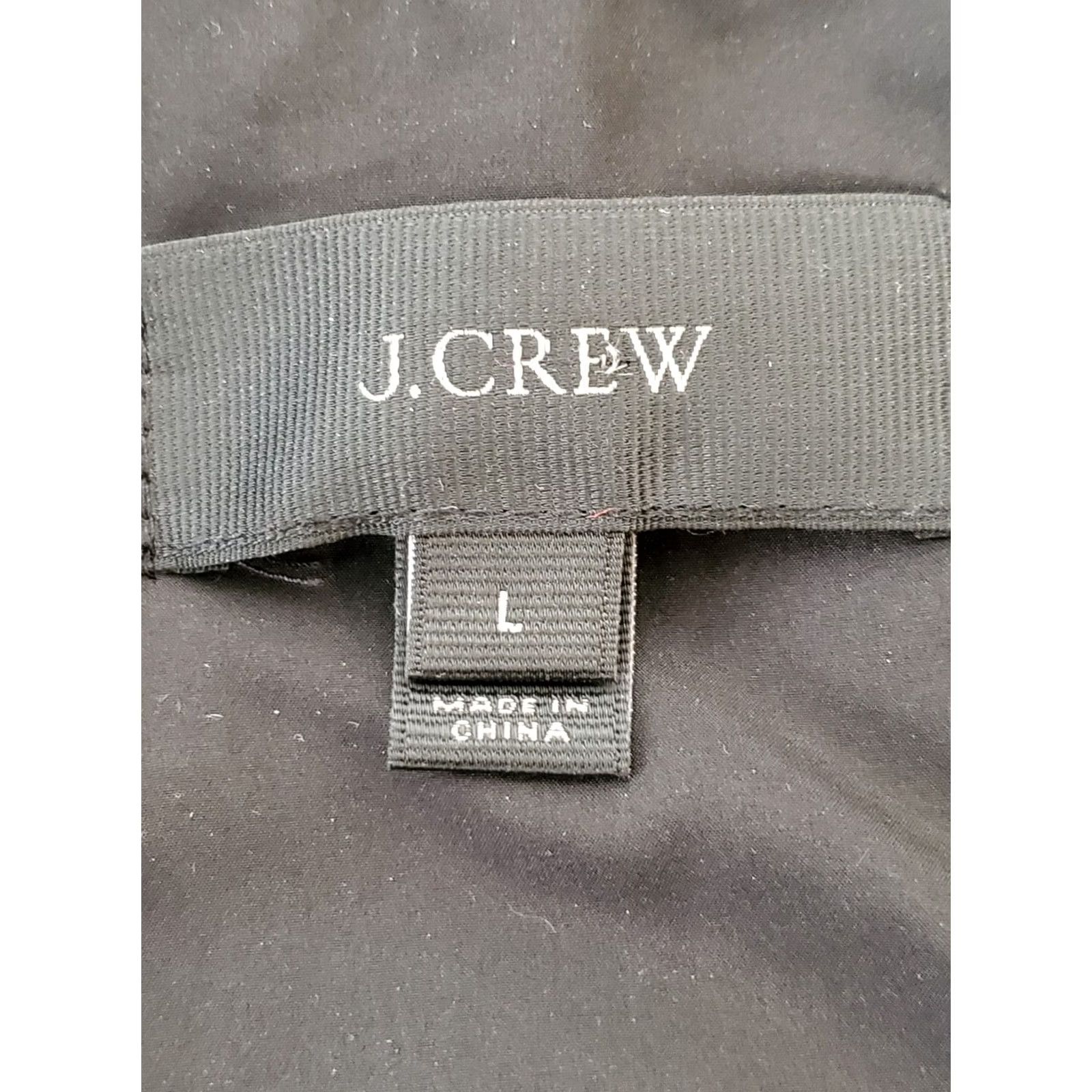 J.Crew J.Crew Black Quilted Down Puffer Vest B0109 Women's Size L Size L / US 10 / IT 46 - 4 Thumbnail