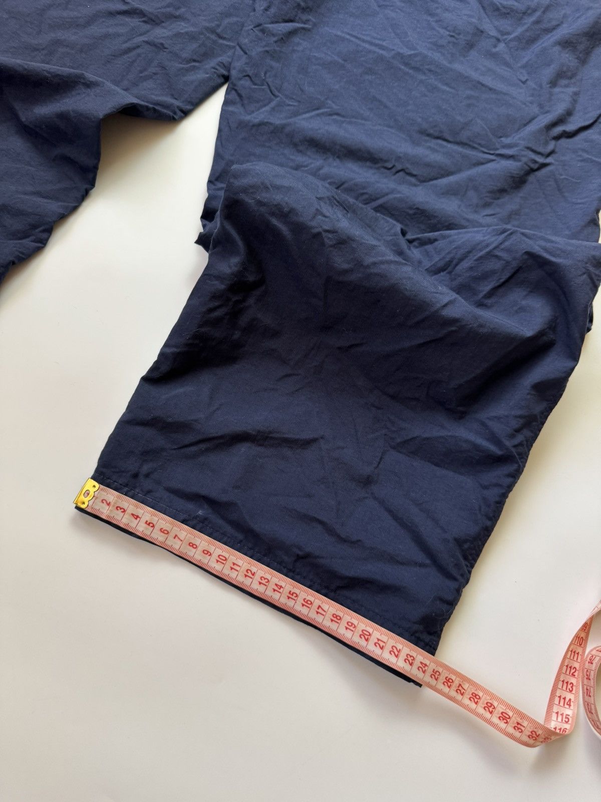 Nike Vintage Baggy Nylon Nike Pants Blue Y2K Size US 35 - 10 Thumbnail