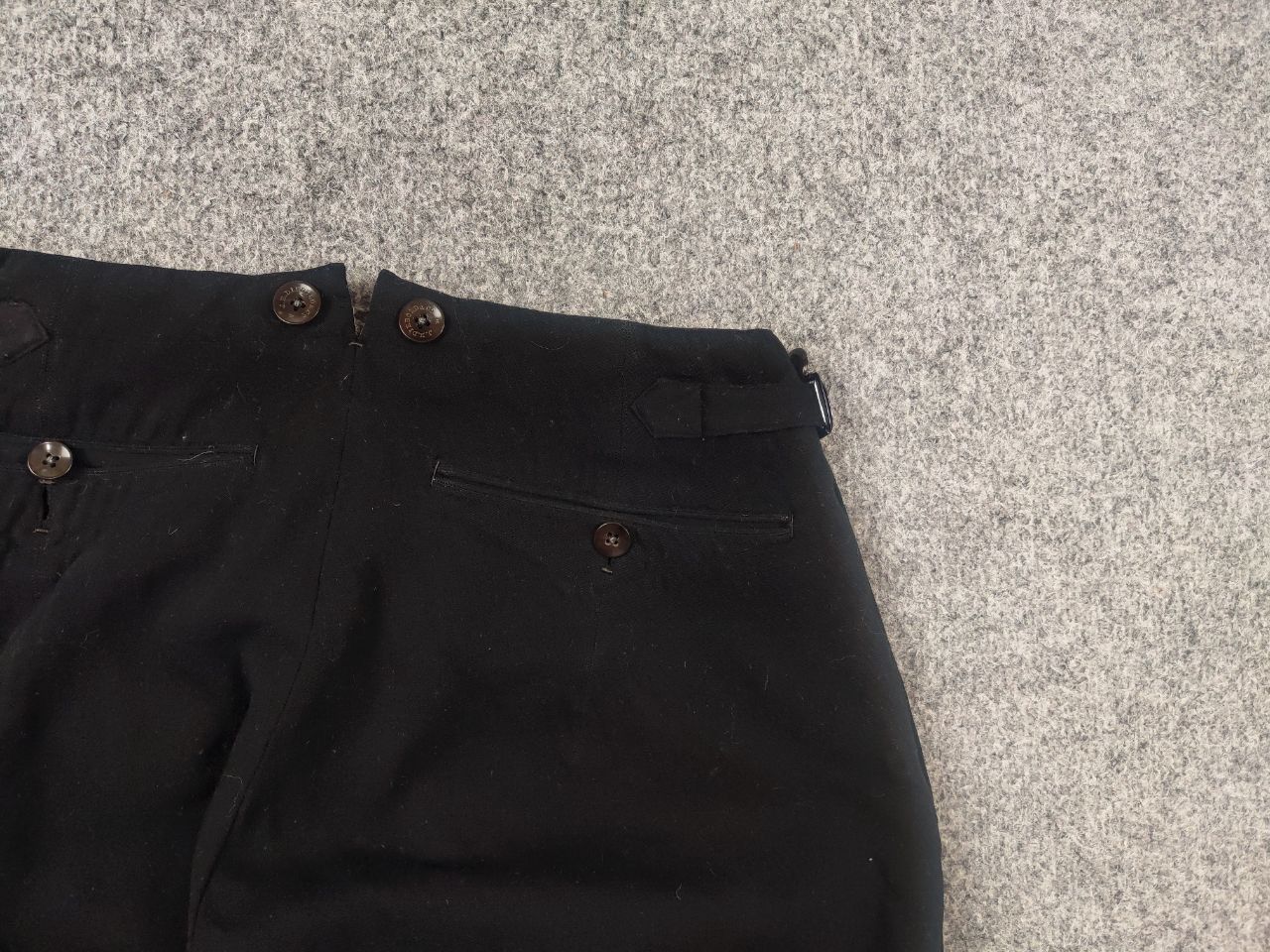 Vintage 1950's Vintage High Waist Fishtail Suspender Buckle Pants Size US 30 / EU 46 - 12 Thumbnail