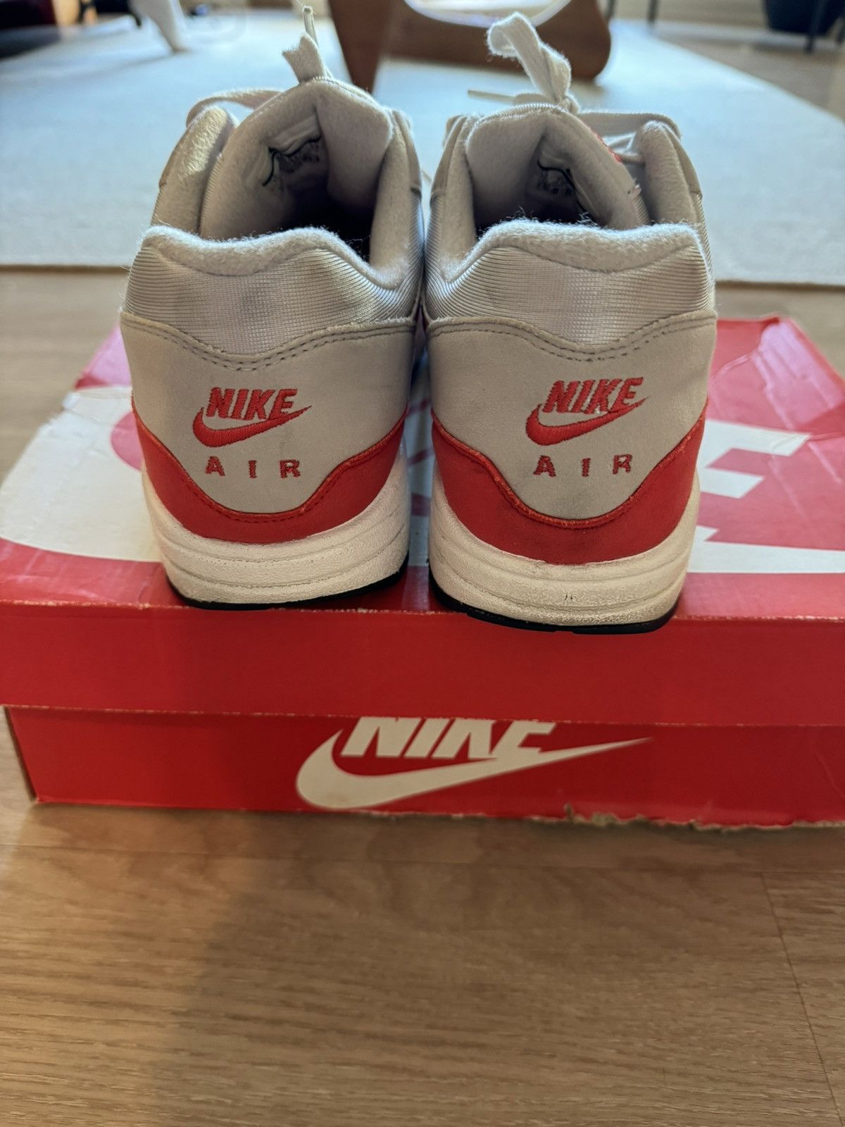 Nike Nike Air Max 1 Habanero Red 12W/10.5M Size US 10.5 / EU 43-44 - 4 Thumbnail