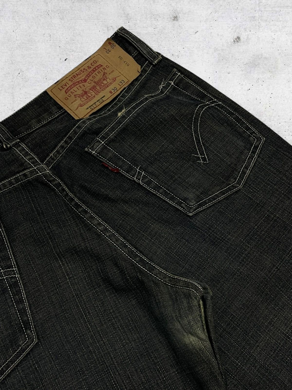 Levi's Vintage Clothing VINTAGE LEVIS 517 DESIGNER FLARED OG CLASSIC CUTTING DENIM Size US 30 / EU 46 - 15 Thumbnail