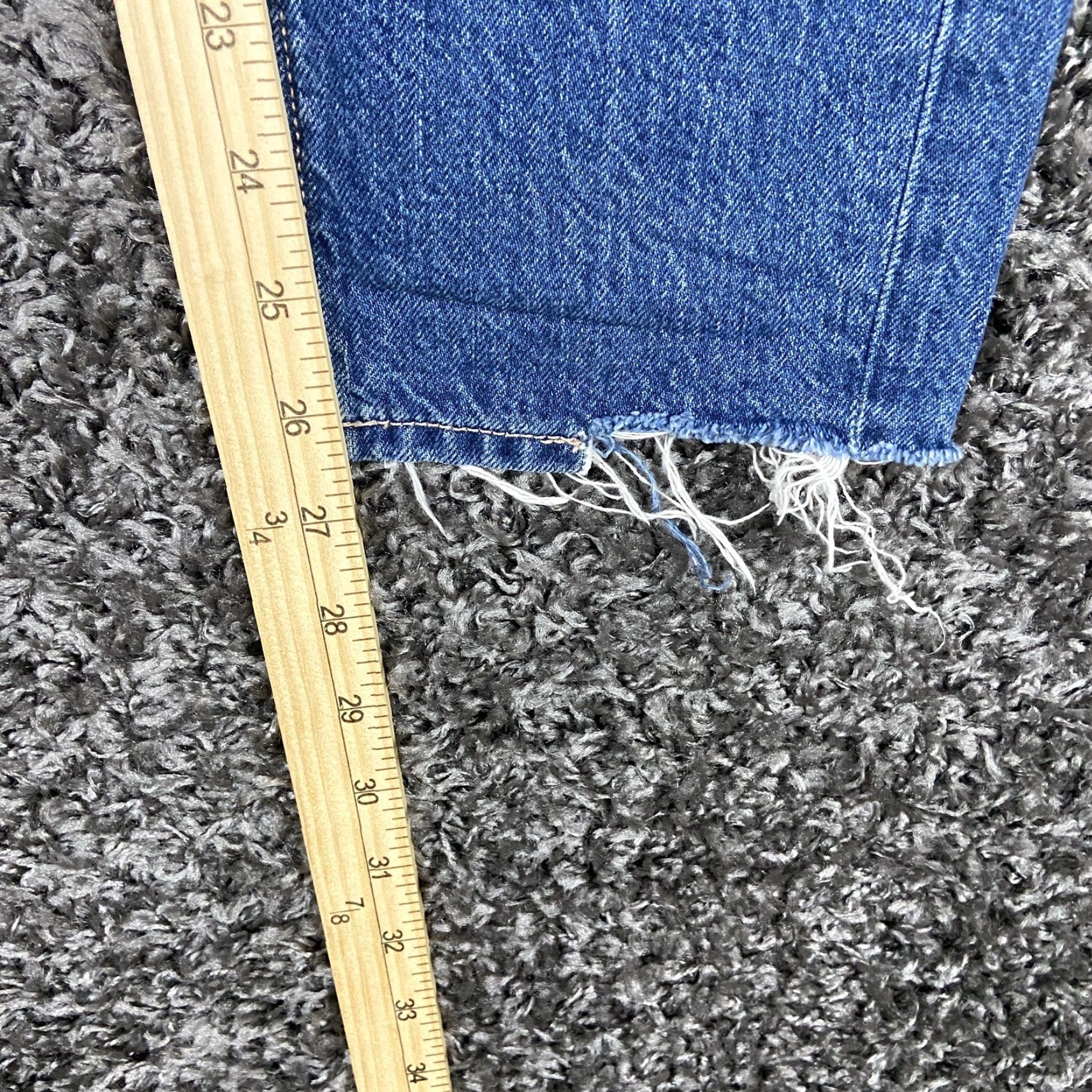 American Eagle Outfitters AMERICAN EAGLE Distressed Mom Jeans Women’s 0 Regular Blue Size 25" / US 0 / IT 36 - 7 Thumbnail