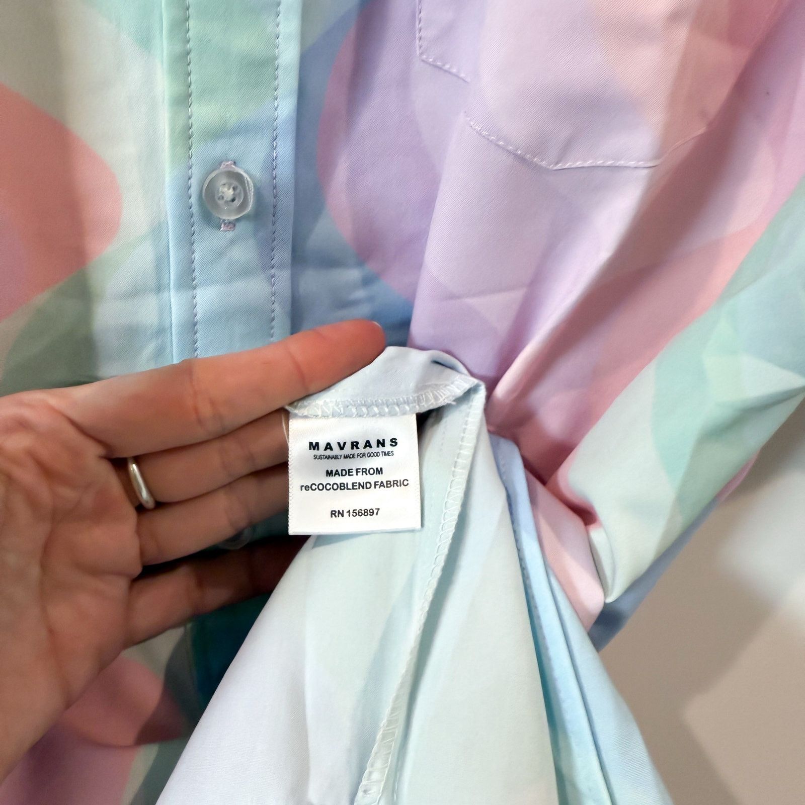 Bonobos MAVRANS Wavy Weekend Shirt Pastel Rainbow L Size US L / EU 52-54 / 3 - 5 Thumbnail