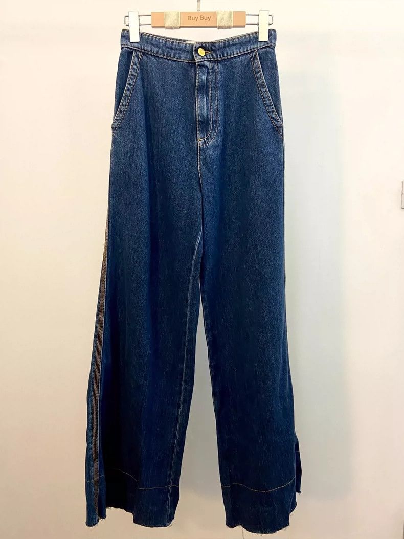 Loewe LOEWE Cowboy wide-leg jeans Size 42" / US 20 - 1 Thumbnail