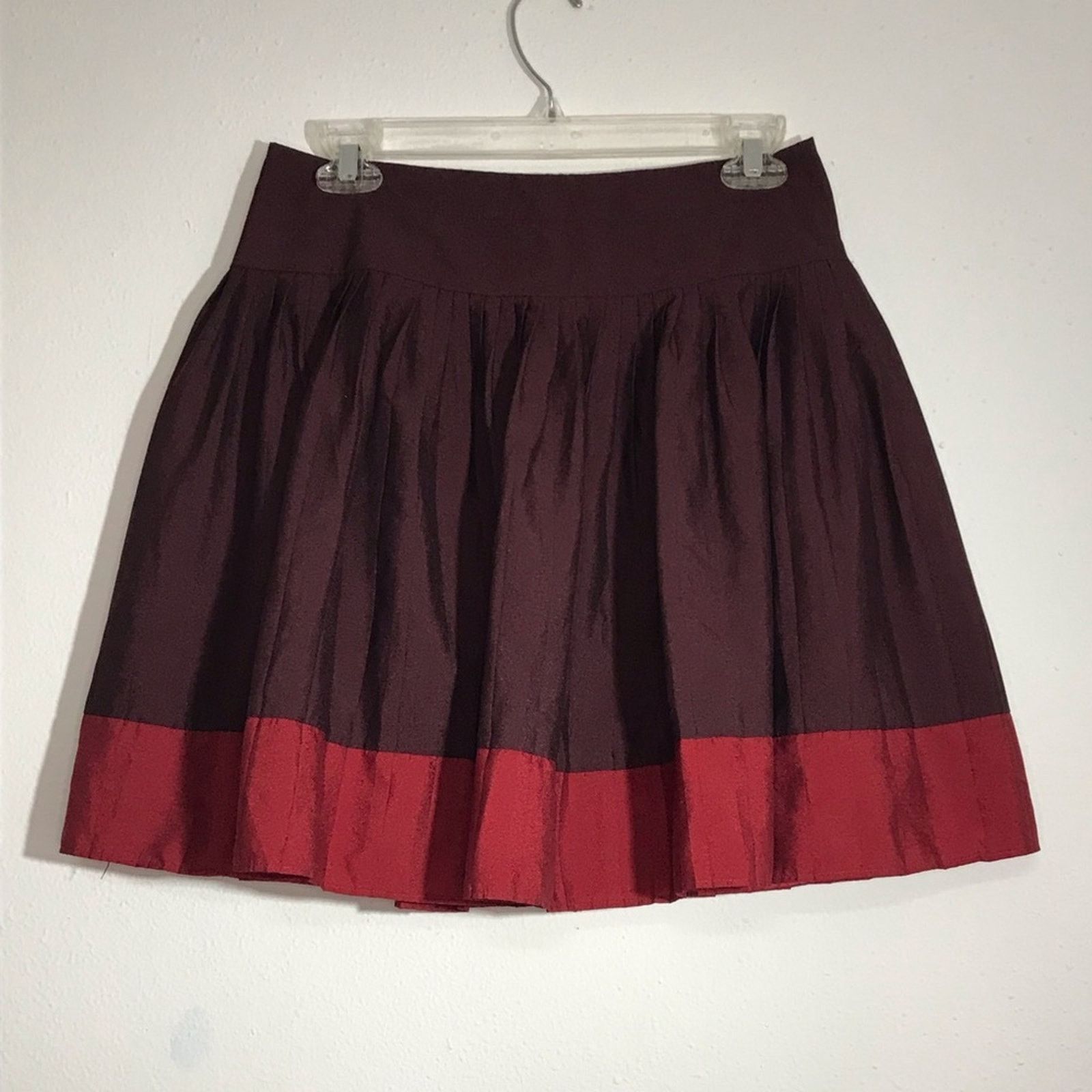 Other NY&Co Colorblock Pleated Mini Skirt Size 2 Size 26" / US 2 / IT 38 - 1 Thumbnail