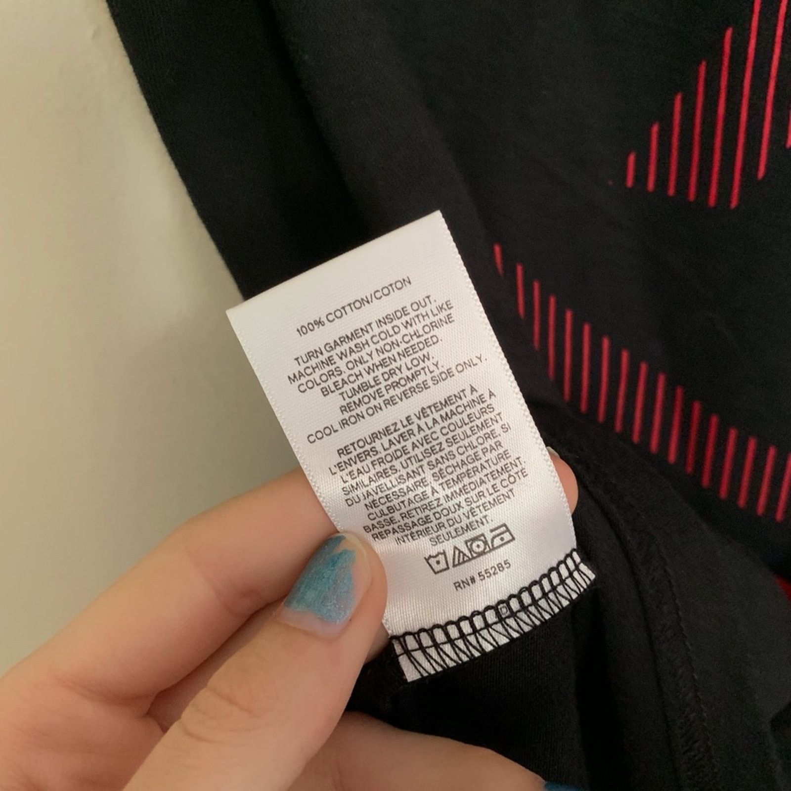 Express Express Black with Red Logo Tee Men's Size Large Size US L / EU 52-54 / 3 - 5 Thumbnail