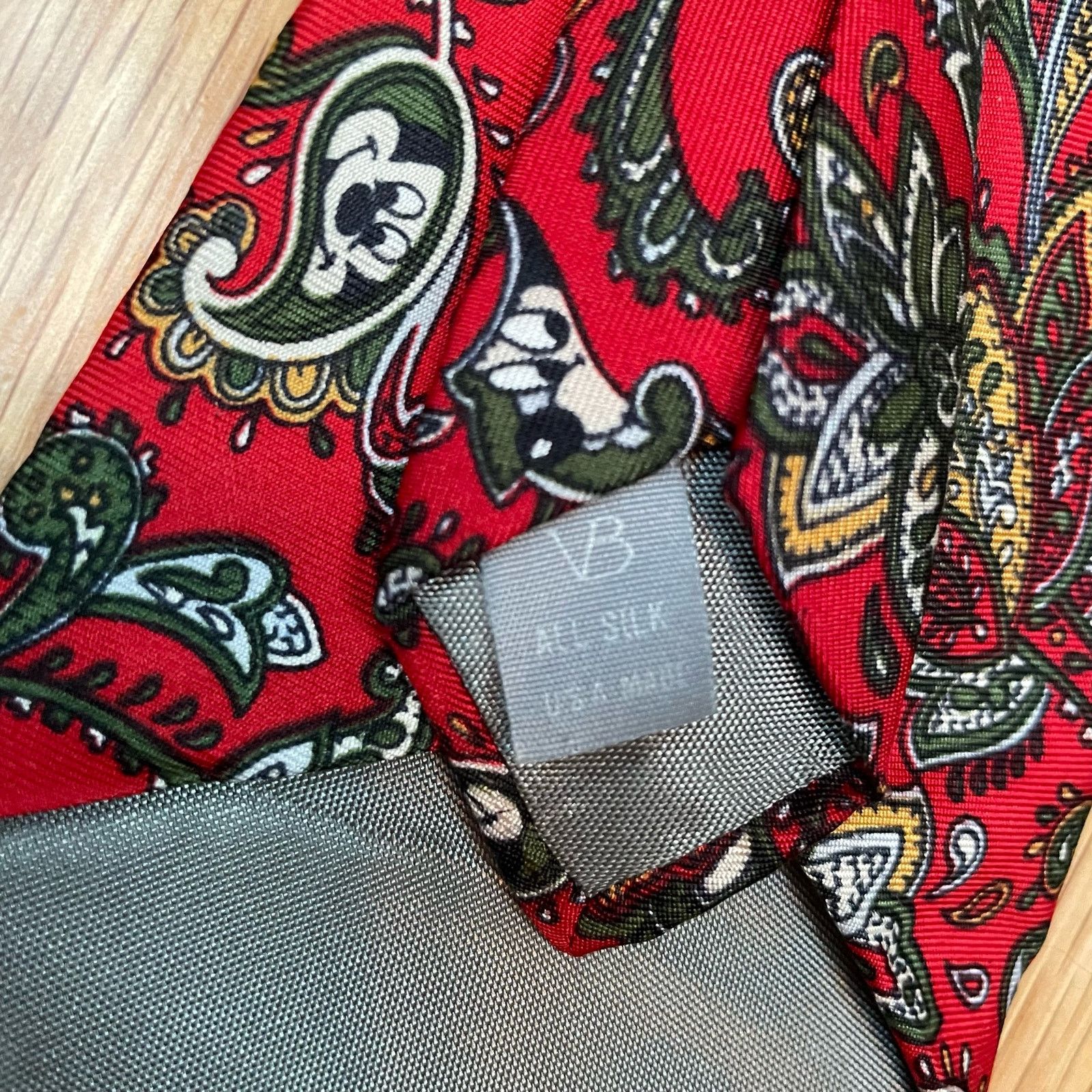 Vintage Balancine Mickey Mouse Neck Tie Vintage Paisley Silk Disney Size ONE SIZE - 3 Thumbnail
