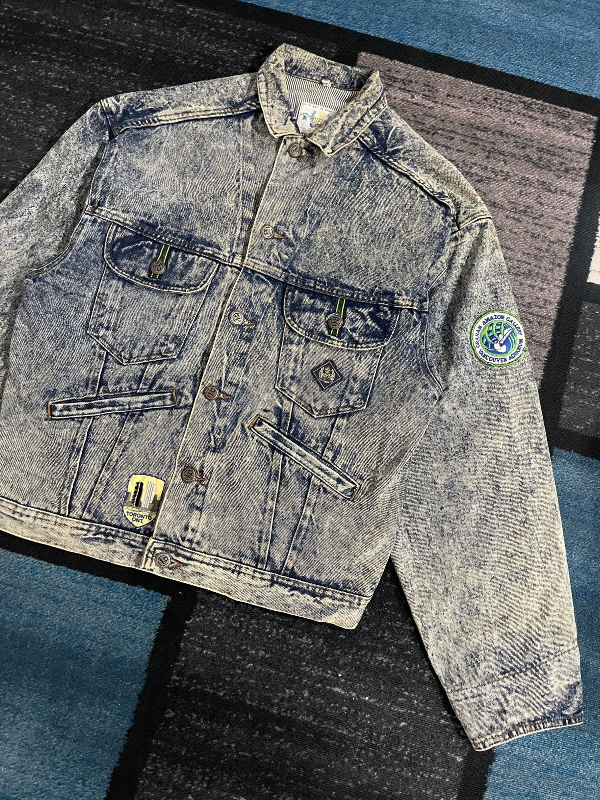 RIFLE Vintage Rifle Denim Jacket Size US L / EU 52-54 / 3 - 3 Thumbnail