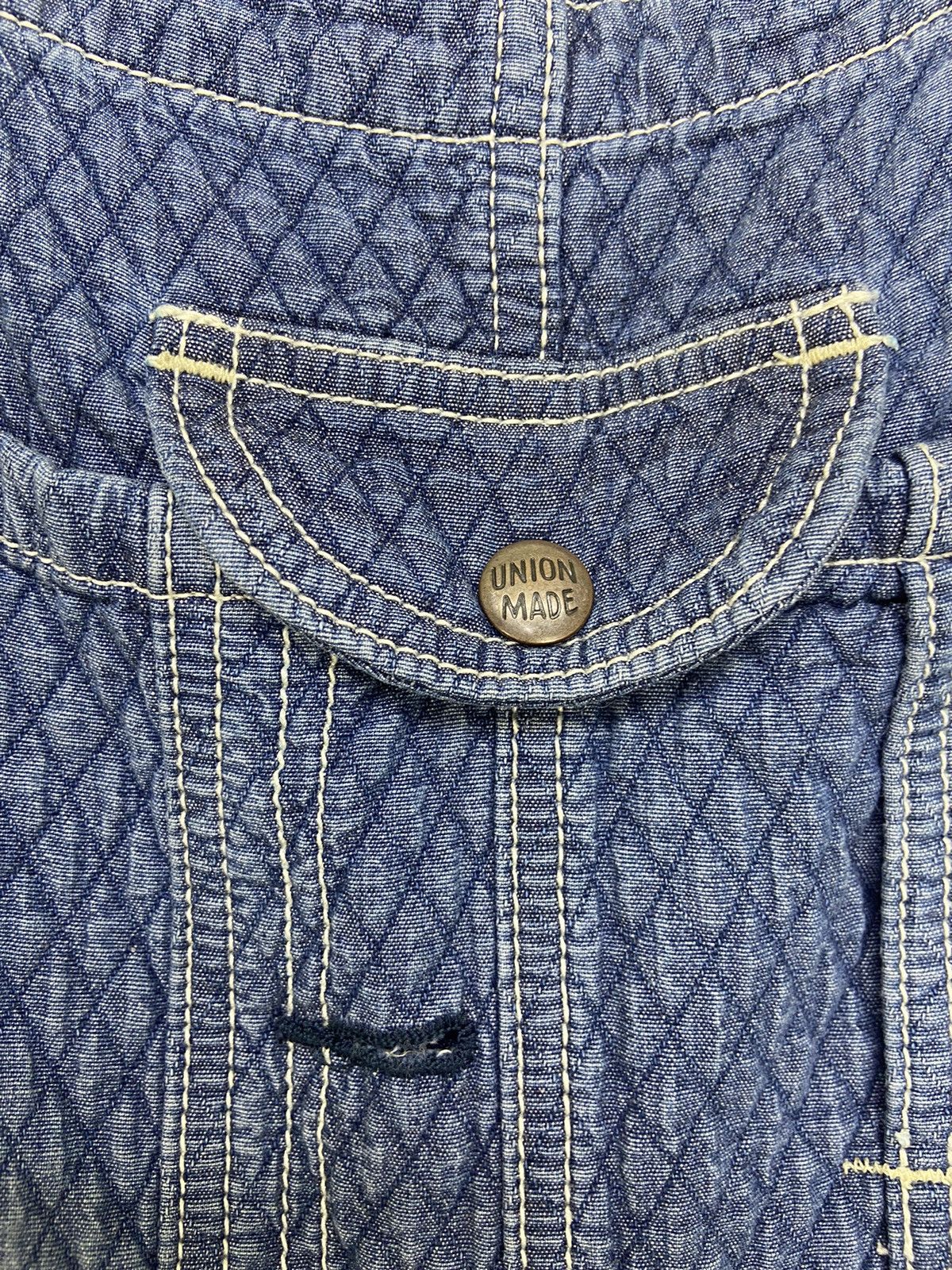 Japanese Brand Japanese Traditional Indigo Products Union Made Jumpsuits Size US 33 - 15 Thumbnail