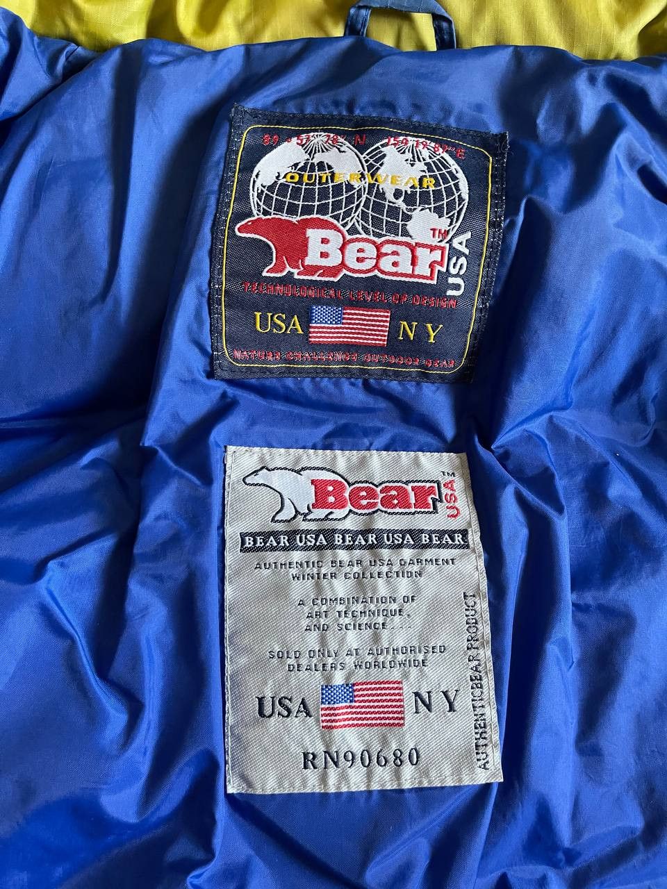 Vintage Bear Usa Down Jacket Big Logo Vintage Size US M / EU 48-50 / 2 - 11 Thumbnail