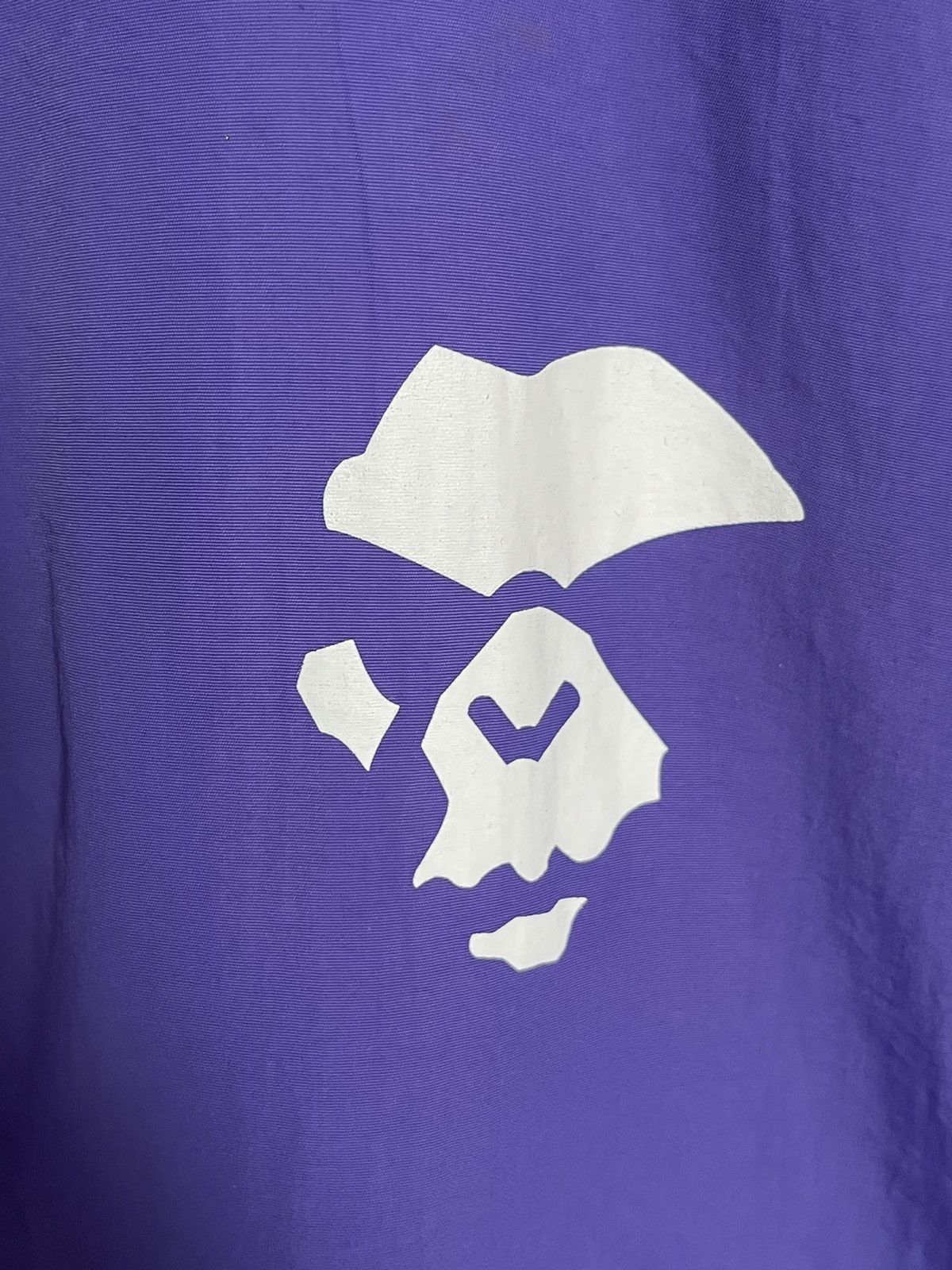Bape Bape Mad Face College Coach Jacket Purple Size US L / EU 52-54 / 3 - 4 Thumbnail