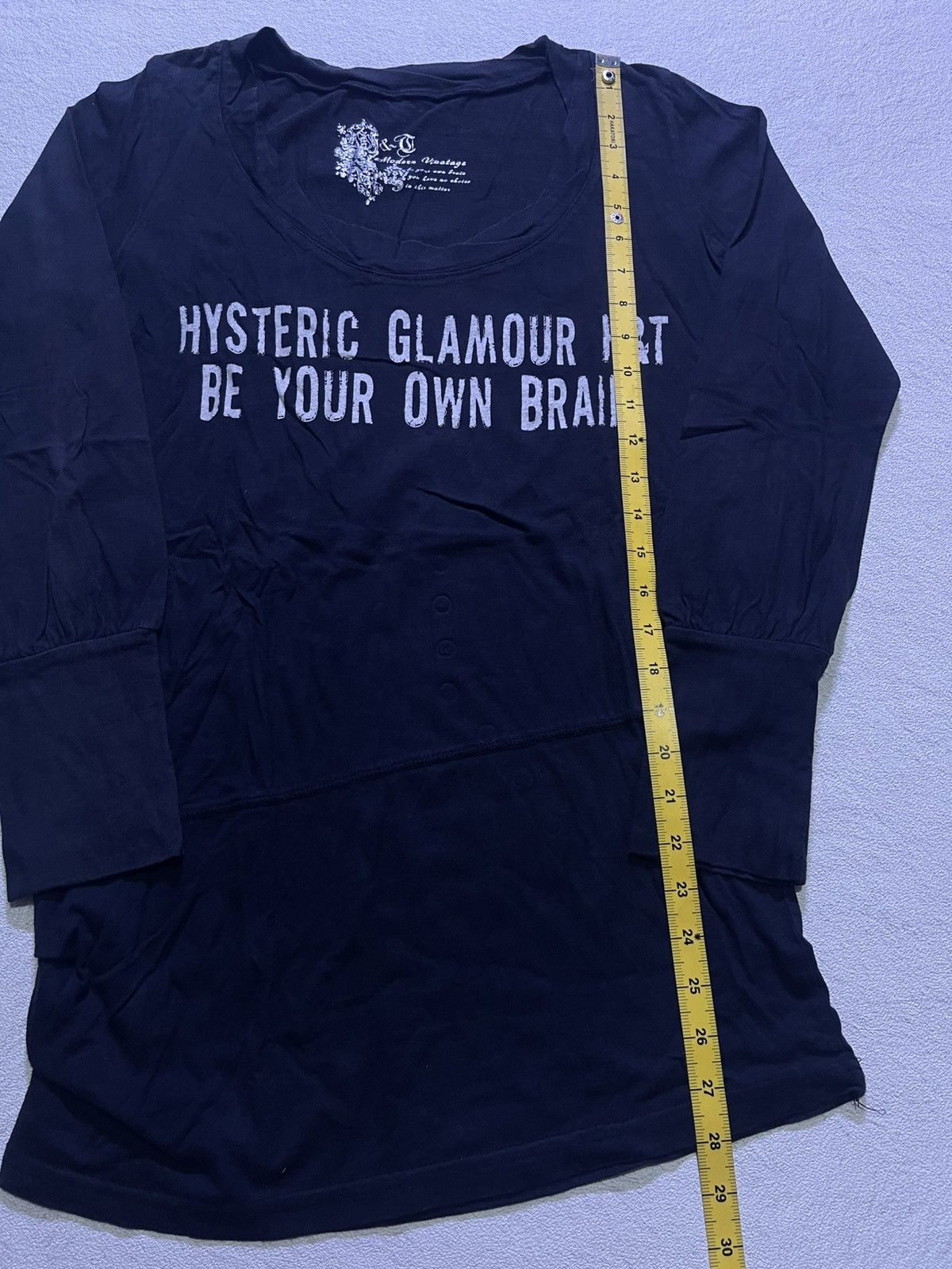 Hysteric Glamour Y2K MODERN VINTAGE short sleeve tshirt Size US S / EU 44-46 / 1 - 6 Thumbnail
