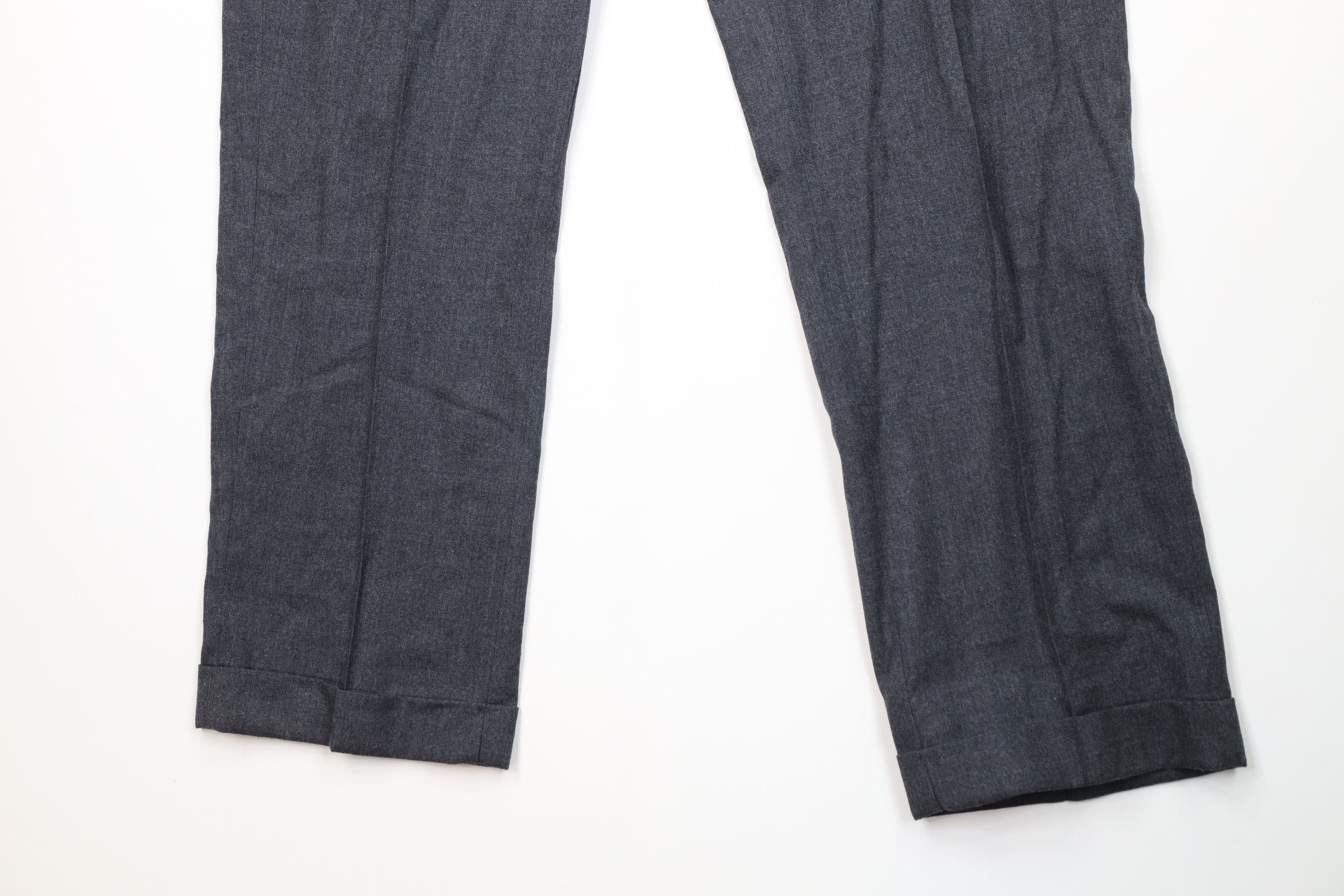 Vintage Deadstock Vintage 60s 70s Streetwear Wool Chino Pants Gray Size US 38 / EU 54 - 4 Thumbnail