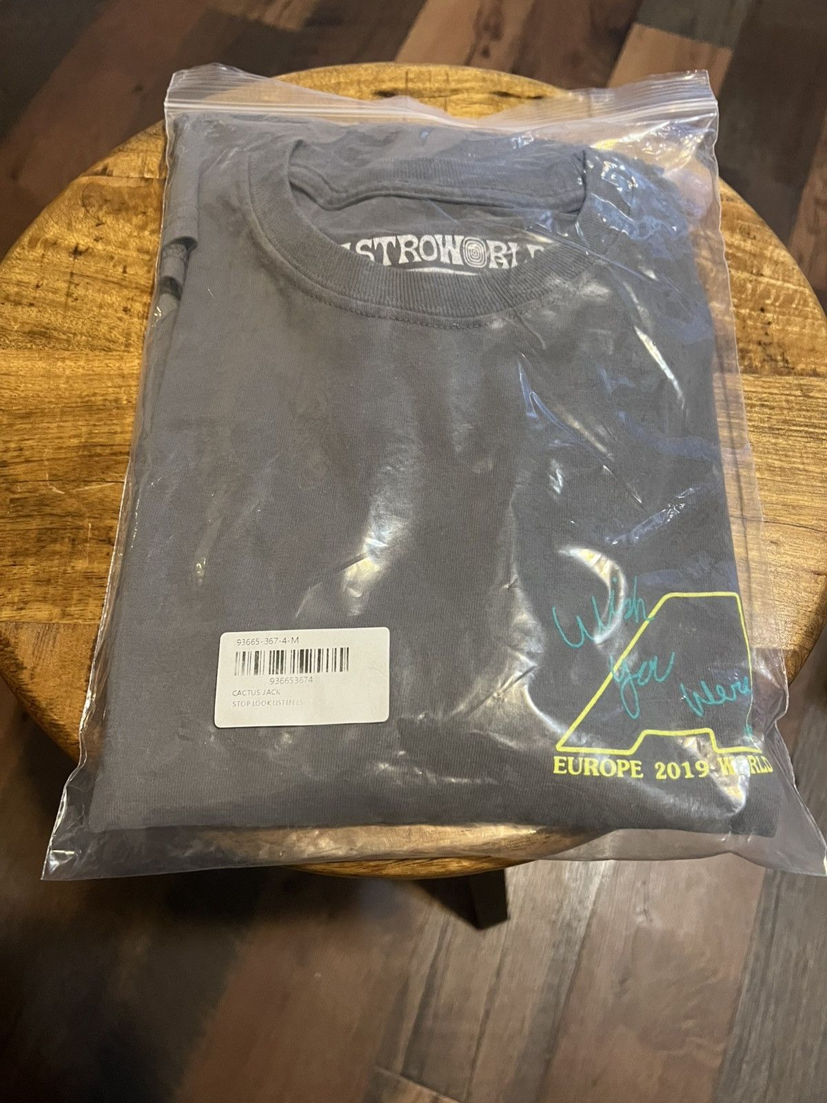 Travis Scott Travis Scott Astroworld Europe Stop Look Listen Long Sleeve Size US M / EU 48-50 / 2 - 3 Thumbnail
