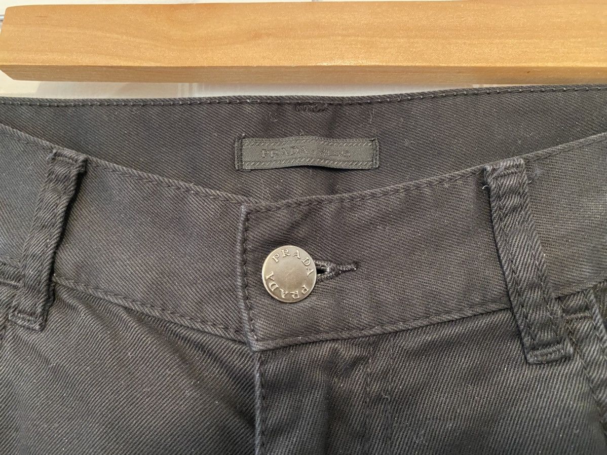 Prada 2019 black chino trousers Size US 31 - 2 Thumbnail
