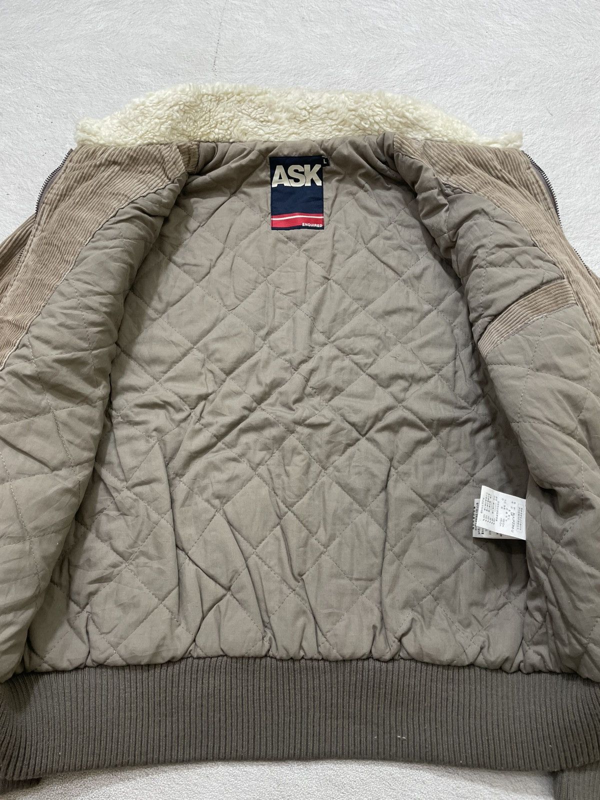 Le Grande Bleu (L.G.B.) 00s Ask Enquired Corduroy Sherpa Collar Jacket Hysteric Y2K Size US XXL / EU 58 / 5 - 7 Thumbnail