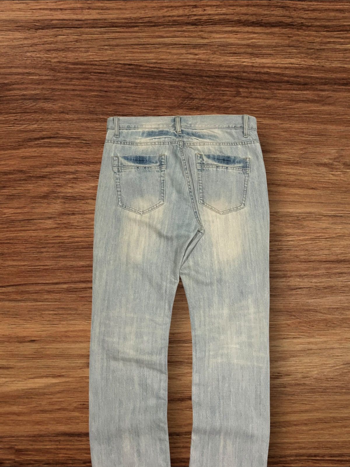 Japanese Brand Vintage Japanese Brand Distressed Sashiko Style Blue Jeans Size US 32 / EU 48 - 5 Thumbnail