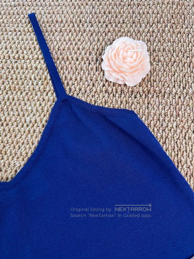 Hermes Hermes Wool Jersey Vest Top, Baby Blue Size M / US 6-8 / IT 42-44 - 5 Thumbnail