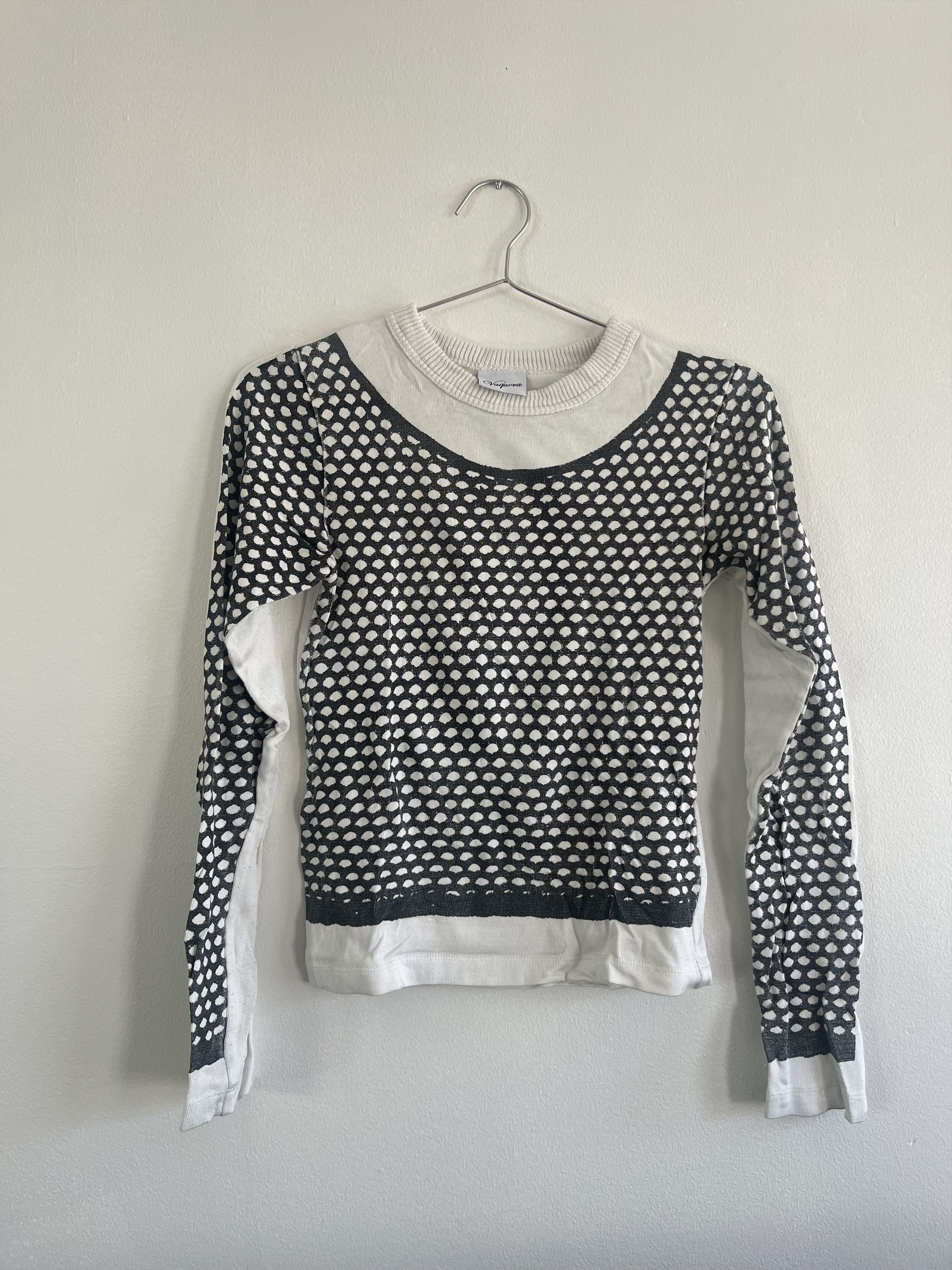 Vaquera Vaquera RARE Long-Sleeve Print Top Size S / US 4 / IT 40 - 1 Thumbnail