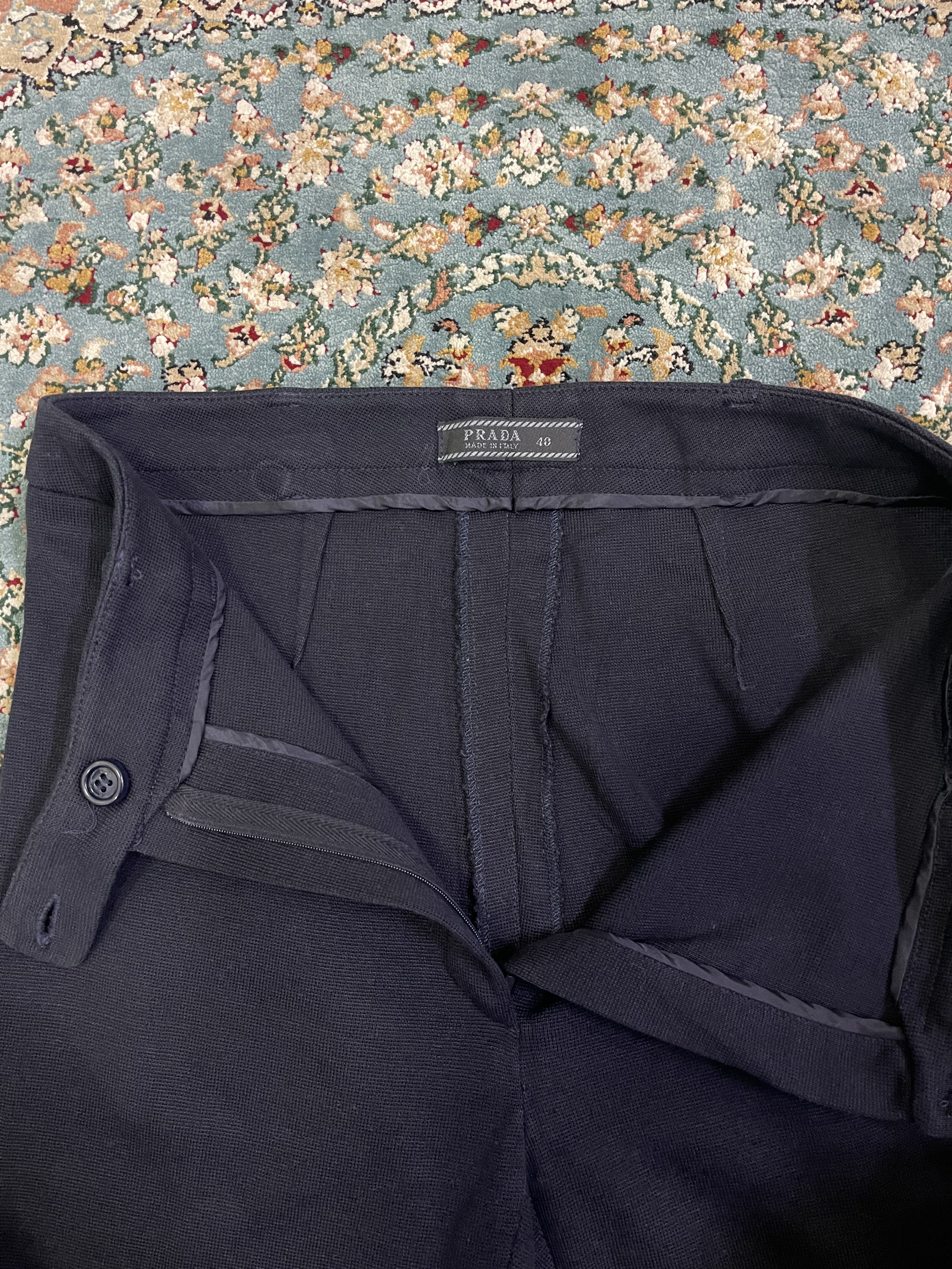 Prada Black PRADA Luxury Trousers Size 26" / US 2 / IT 38 - 5 Thumbnail