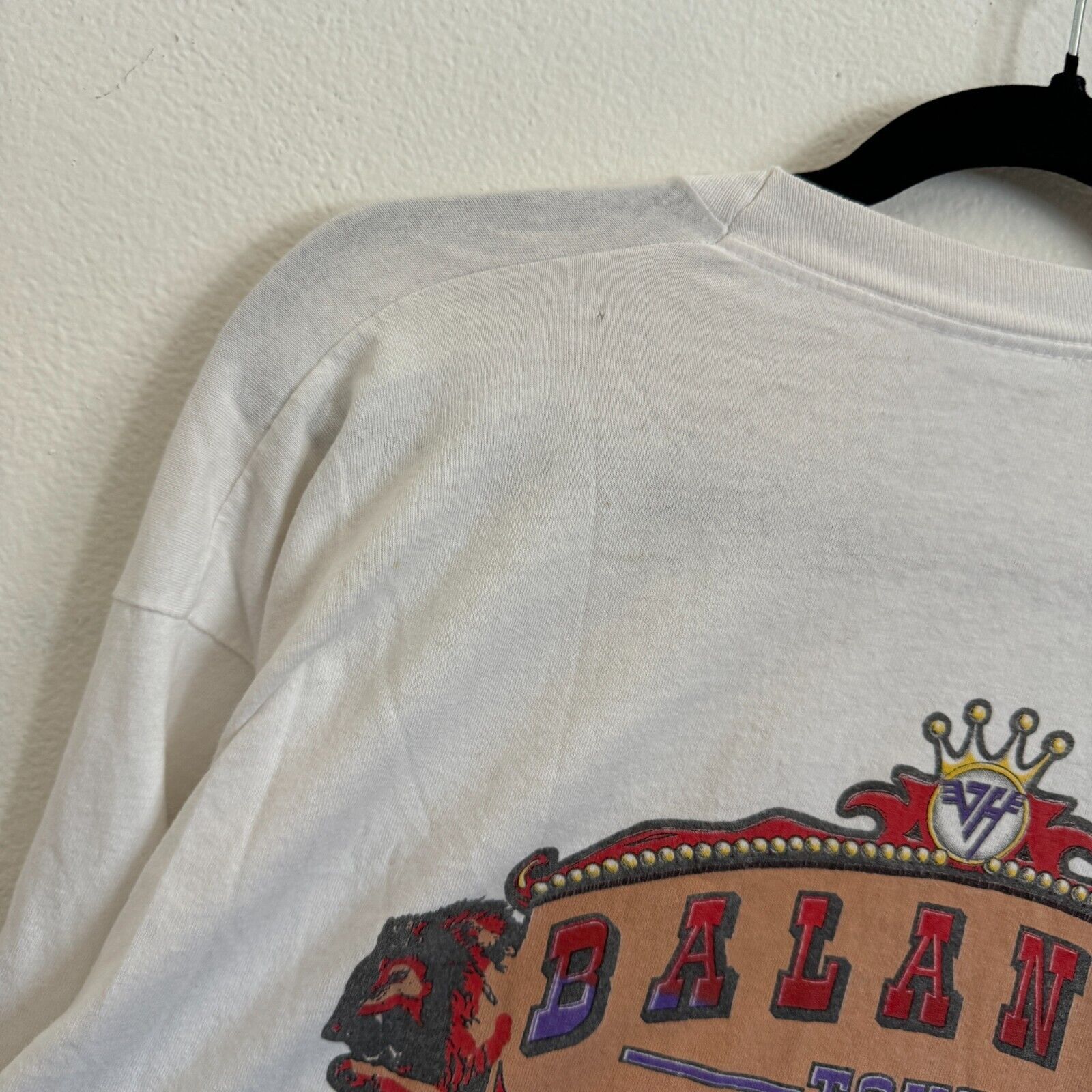 Fruit Of The Loom Vintage 90s 1995 Van Halen Band Jester Clown Balance Tour XL Size US XL / EU 56 / 4 - 13 Thumbnail