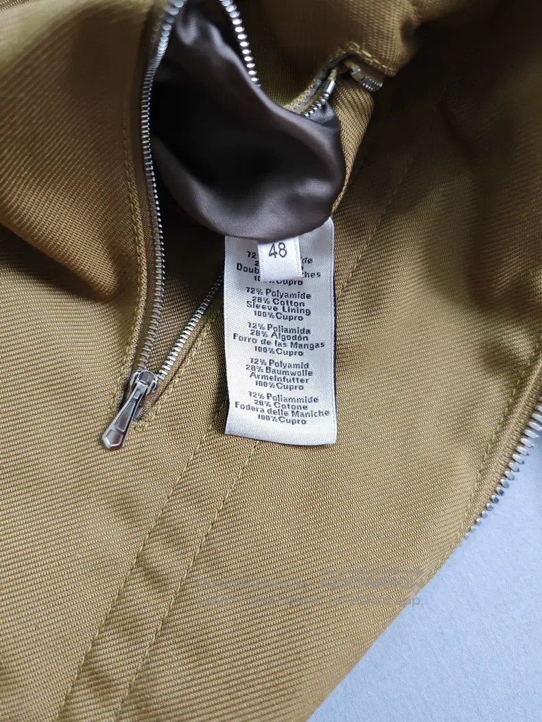 Hermes Hermes Men's stand collar jacket, ginger yellow, hidden ho Size US M / EU 48-50 / 2 - 6 Thumbnail