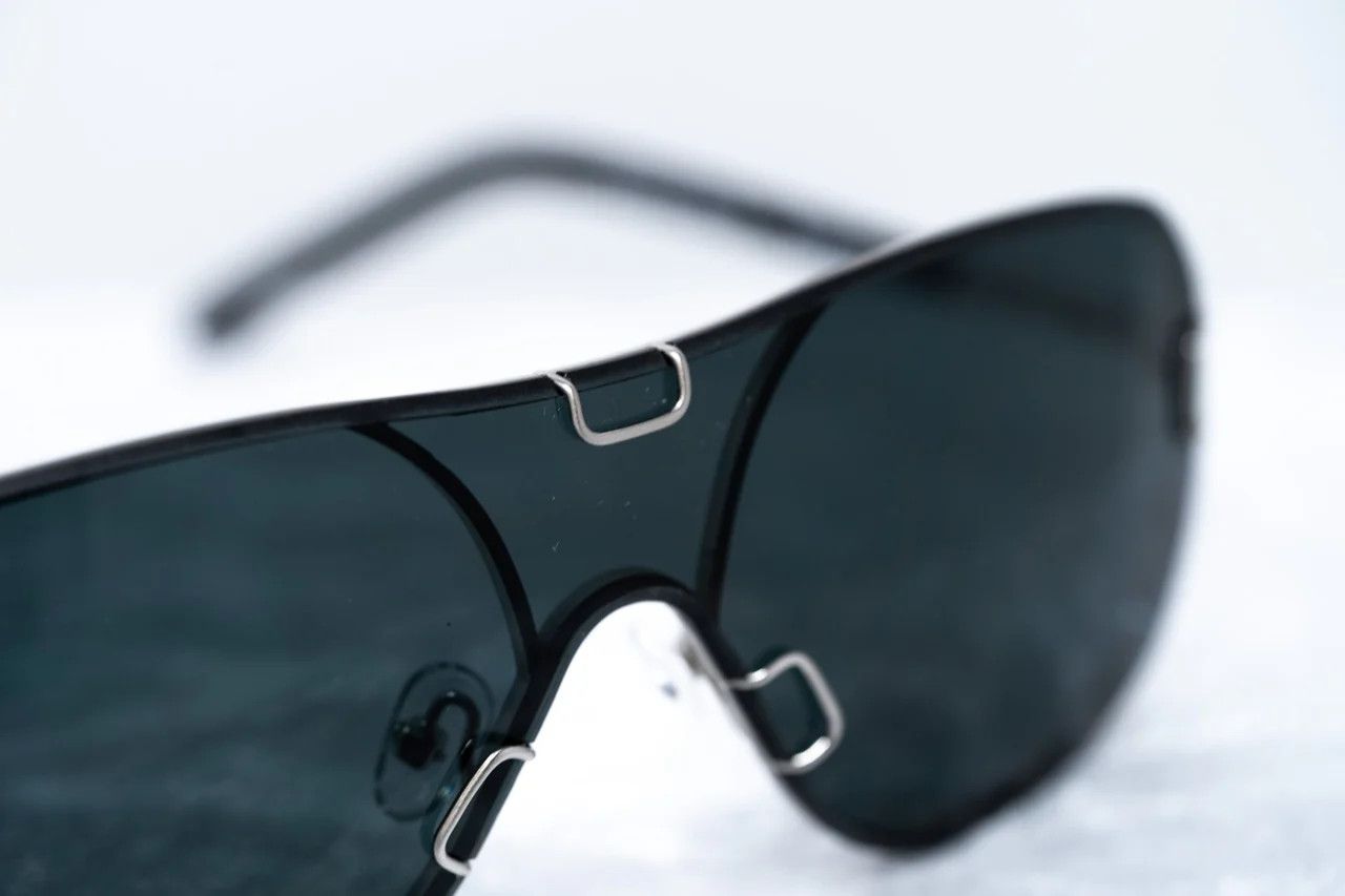 Yohji Yamamoto Yohji Yamamoto Sunglasses Silver and Grey Size ONE SIZE - 7 Thumbnail