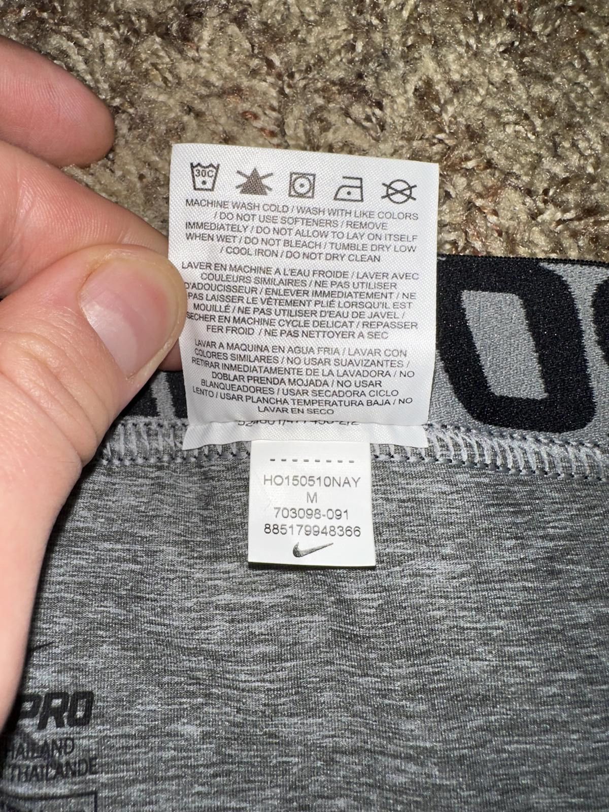 Nike Nike Pro Cool Tight Compression Dri-Fit Pants Size US 32 / EU 48 - 3 Thumbnail