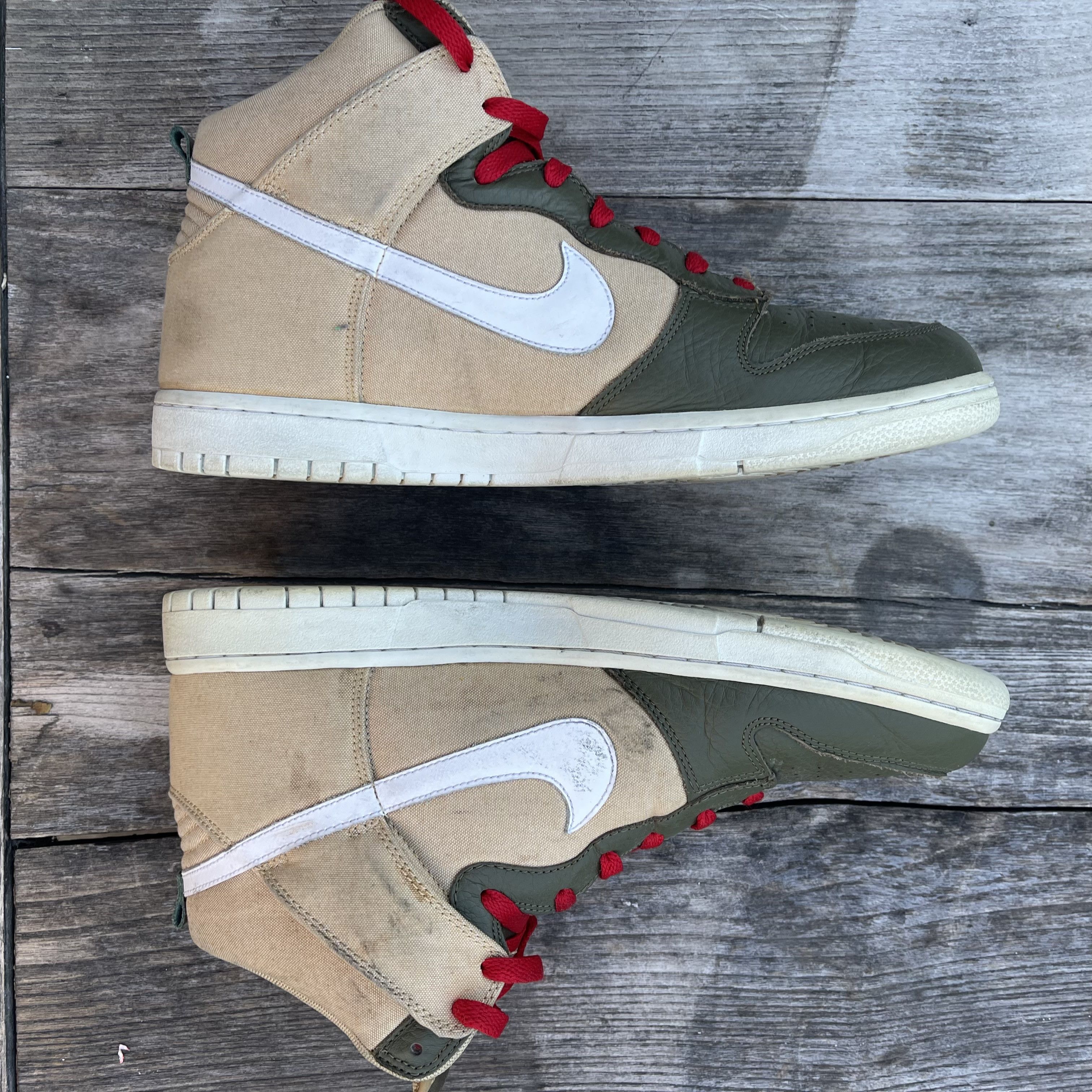 Nike 2011 Nike Dunk Jersey Gold Iguana Green Sneakers Size US 13 / EU 46 - 12 Thumbnail