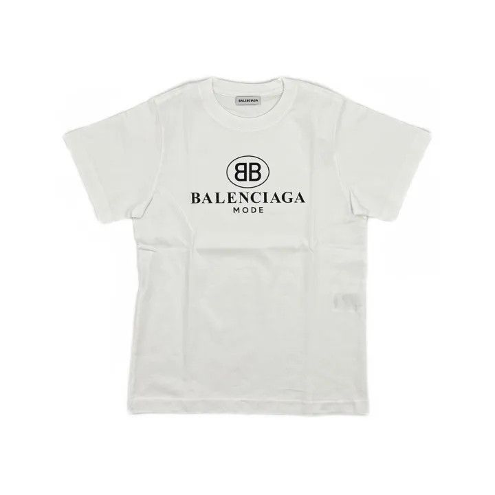 Balenciaga Balenciaga Logo Print Regular Fit T-Shirt 0079-2507 Size S / US 4 / IT 40 - 2 Thumbnail
