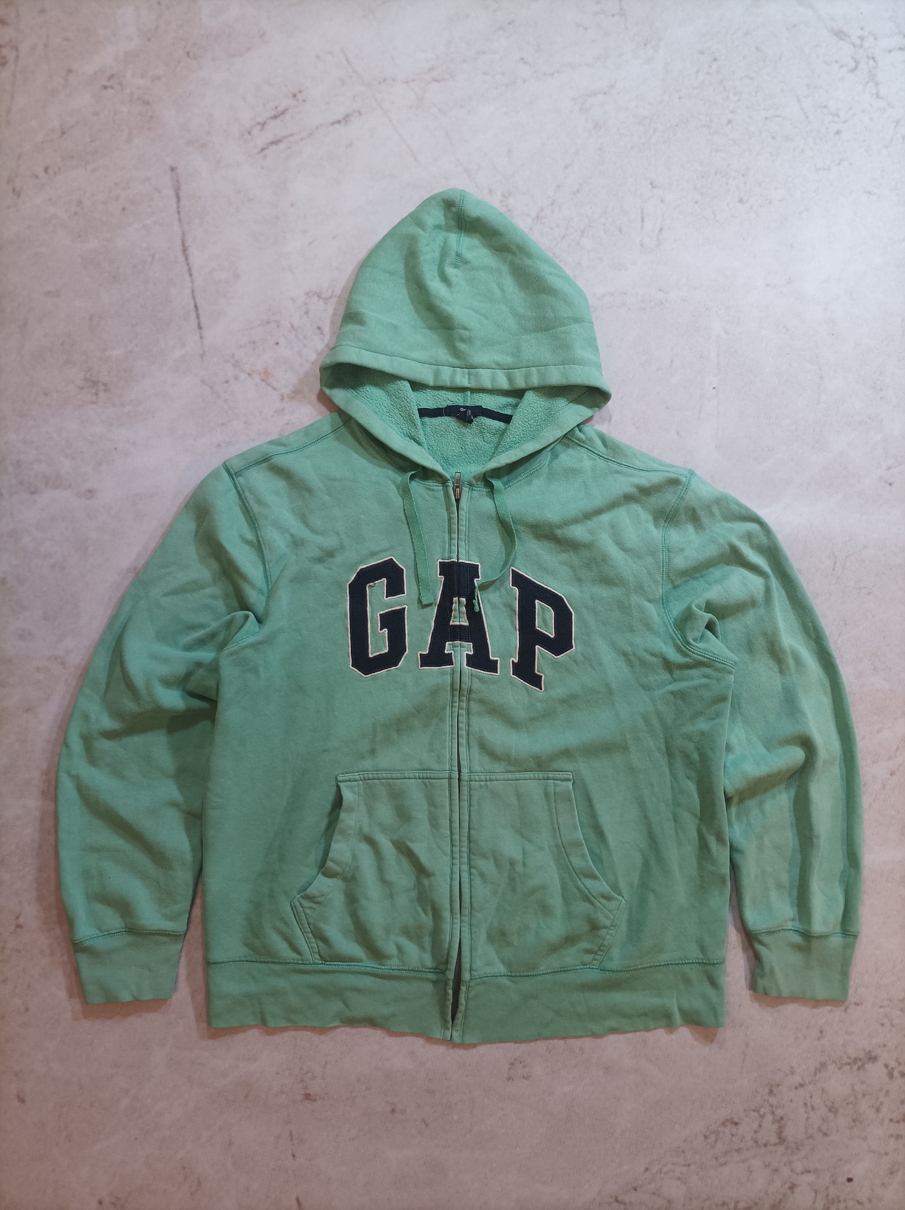 Gap 🔥GAP Vintage Zip Up Pull Over Hoodie Kanye West style Size US L / EU 52-54 / 3 - 1 Thumbnail