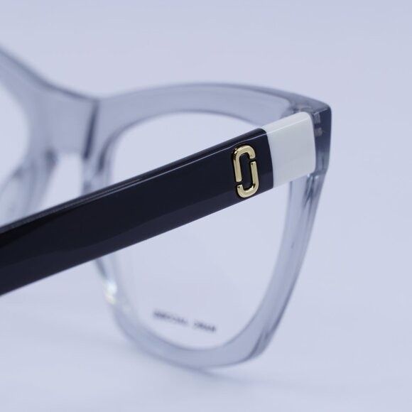 Marc Jacobs Marc Jacobs MARC 649 0R6S 00 Eyeglasses Grey/Black 53mm Size ONE SIZE - 9 Thumbnail