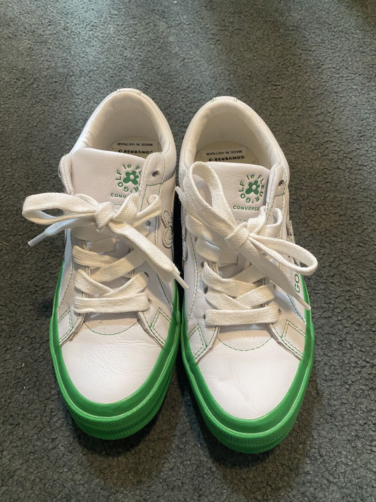 CONVERSE ONE STAR X TYLER THE CREATOR GOLF LE FLEUR SNEAKERS