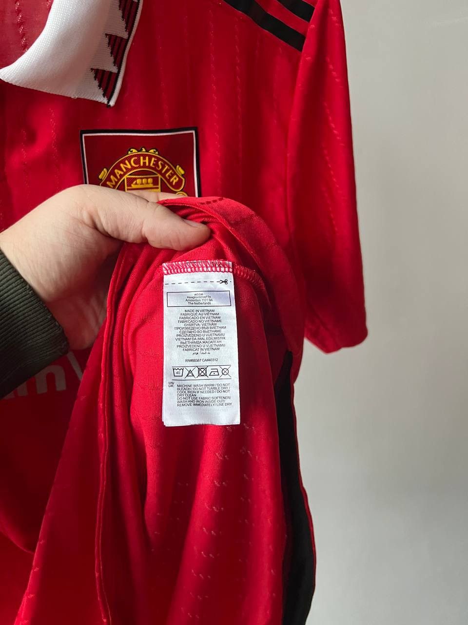 Adidas 2022/23 MANCHESTER UNITED HOME SOCCER JERSEY FOOTBALL SHIRT Size US XL / EU 56 / 4 - 10 Thumbnail