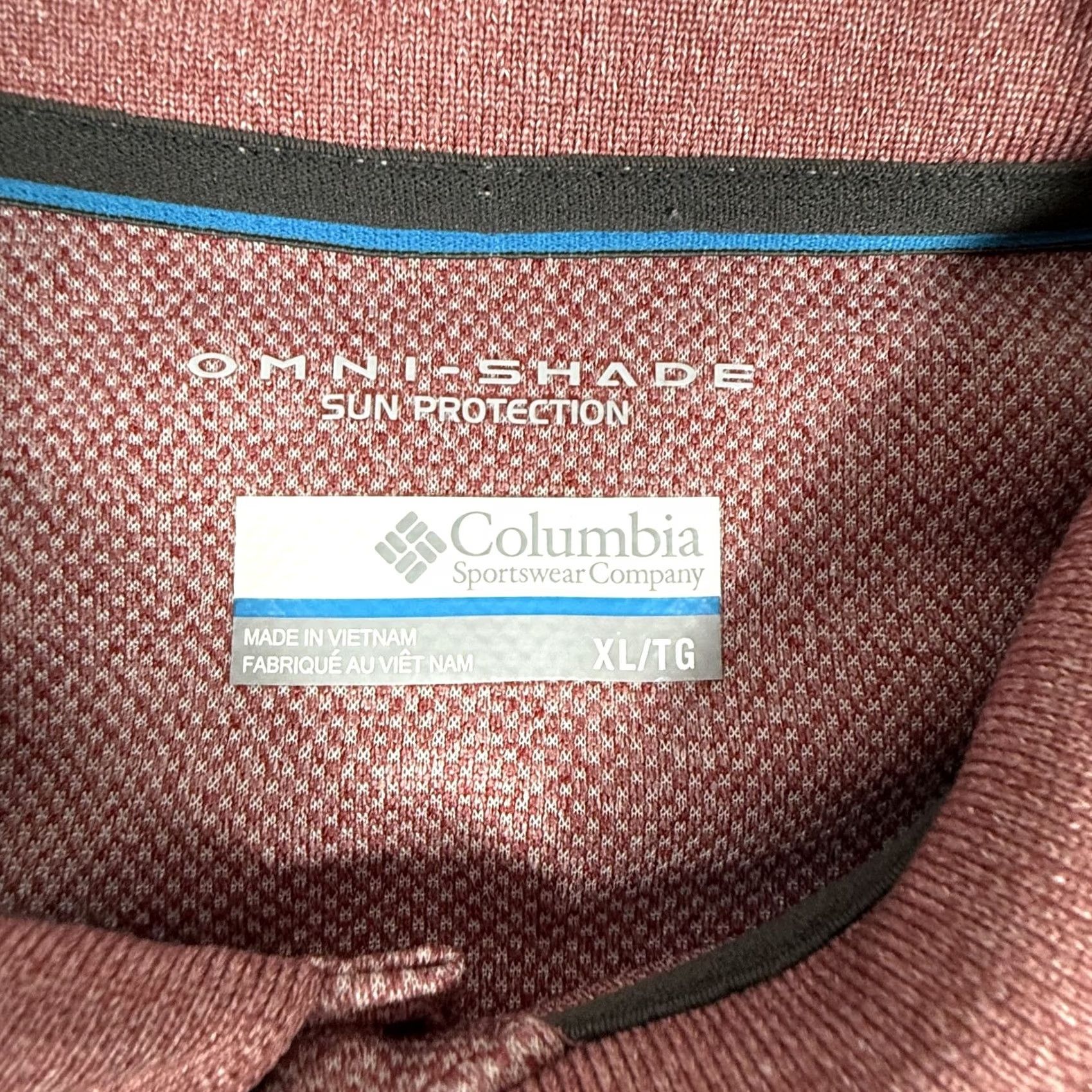 Vintage Columbia Polo Shirt Mens XL Red Omni-Shade Sun Protection Golf Performance Top Polo Shirt Mens XL Red Omni-Shade Sun Protection Golf Performance Top Size US XL / EU 56 / 4 - 3 Thumbnail
