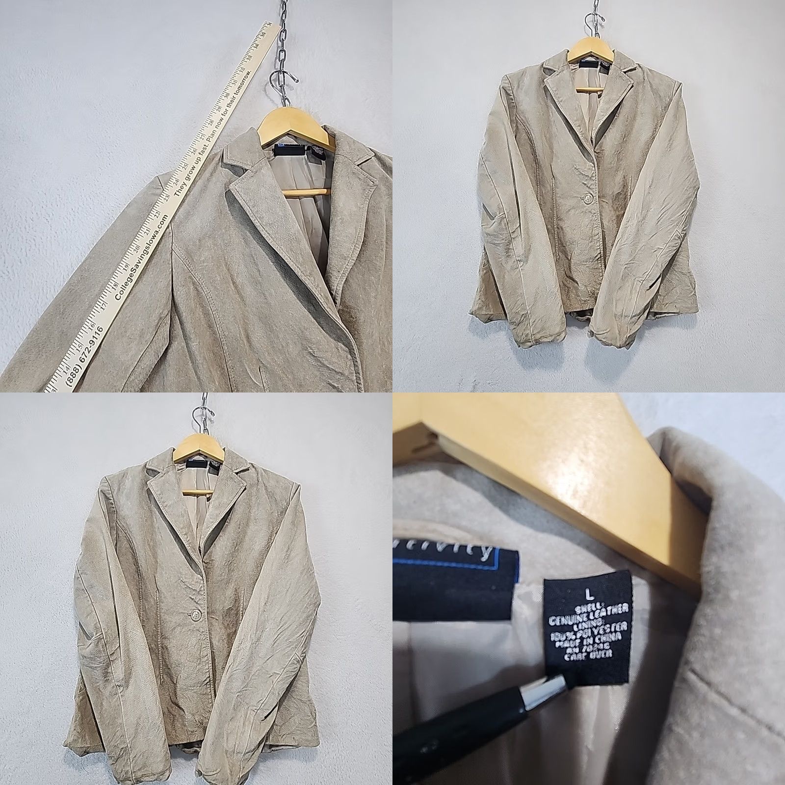 Vintage VINTAGE Relativity Women's Blazer? (Note: Cannot determine vintage from provided data; original indicates Non-Vintage) Size L / US 10 / IT 46 - 8 Thumbnail